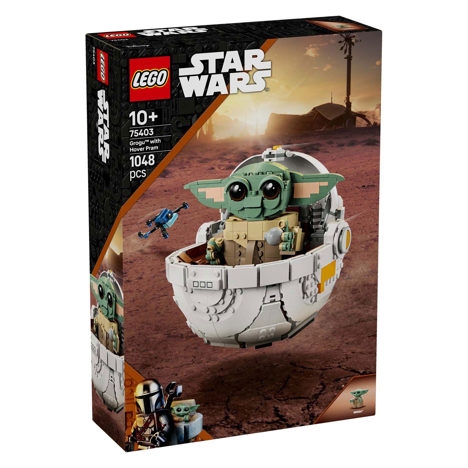 Lego star wars 75403 grogu met zweefkinderwagen