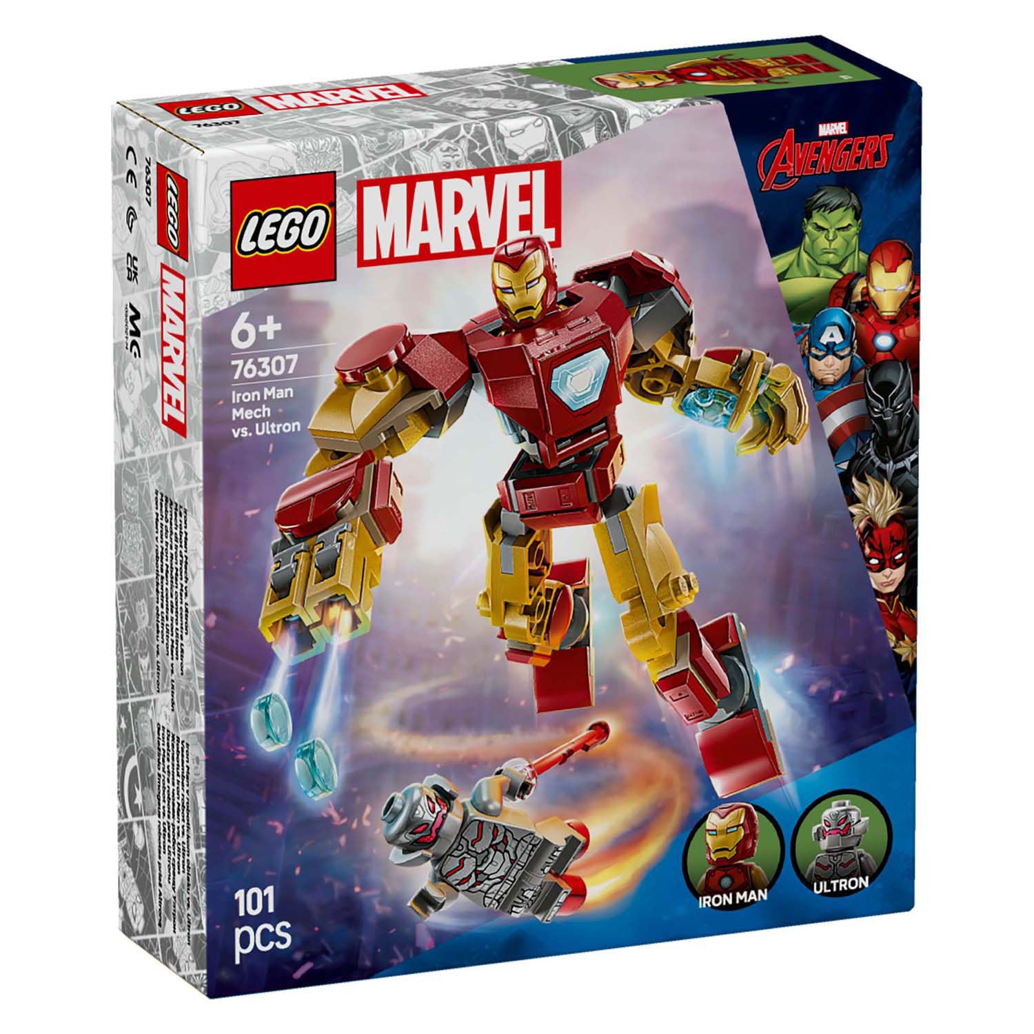 Lego superhelden 76307 iron man mecha vs. ultron