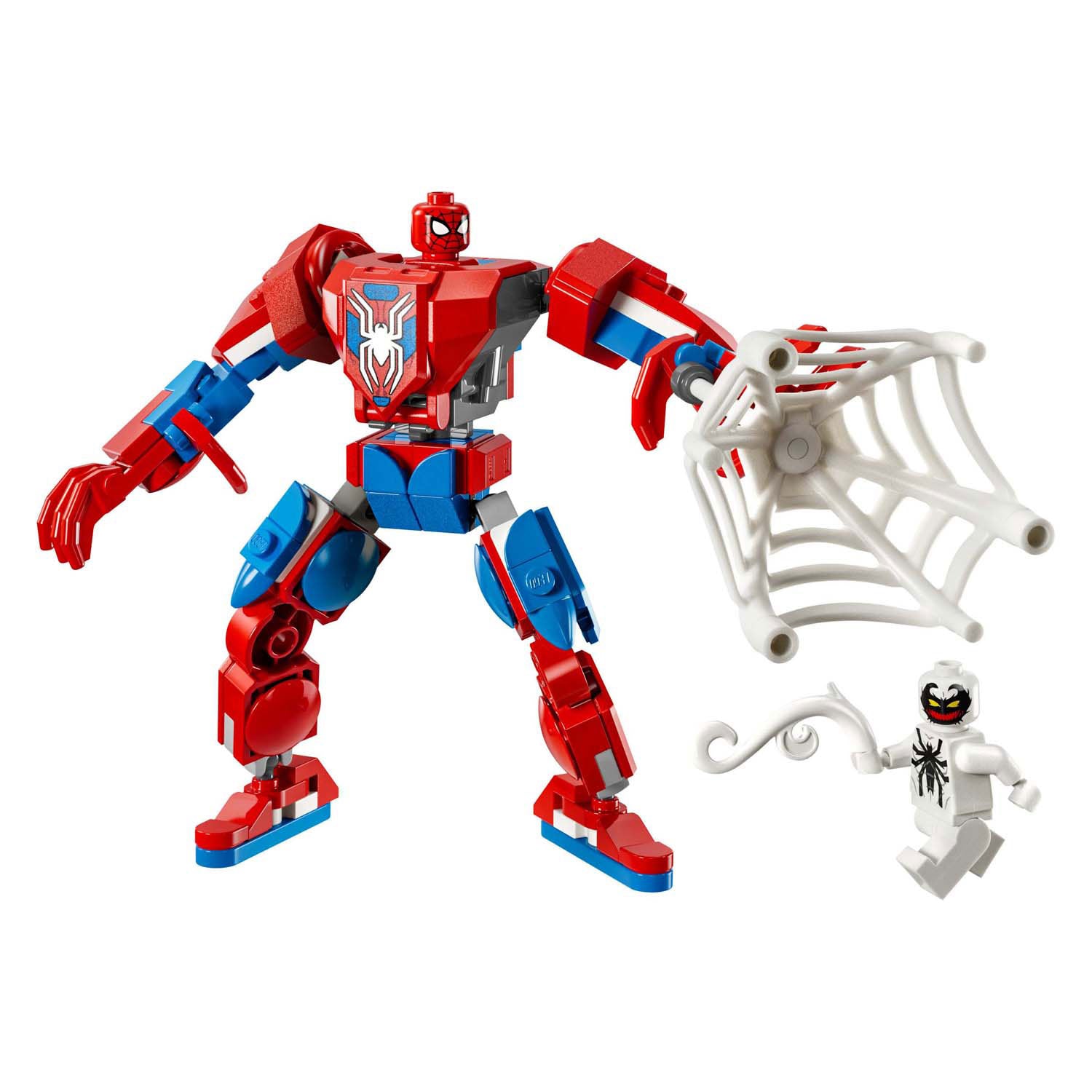 Lego super heroes 76308 spider-man mecha vs. anti-venom