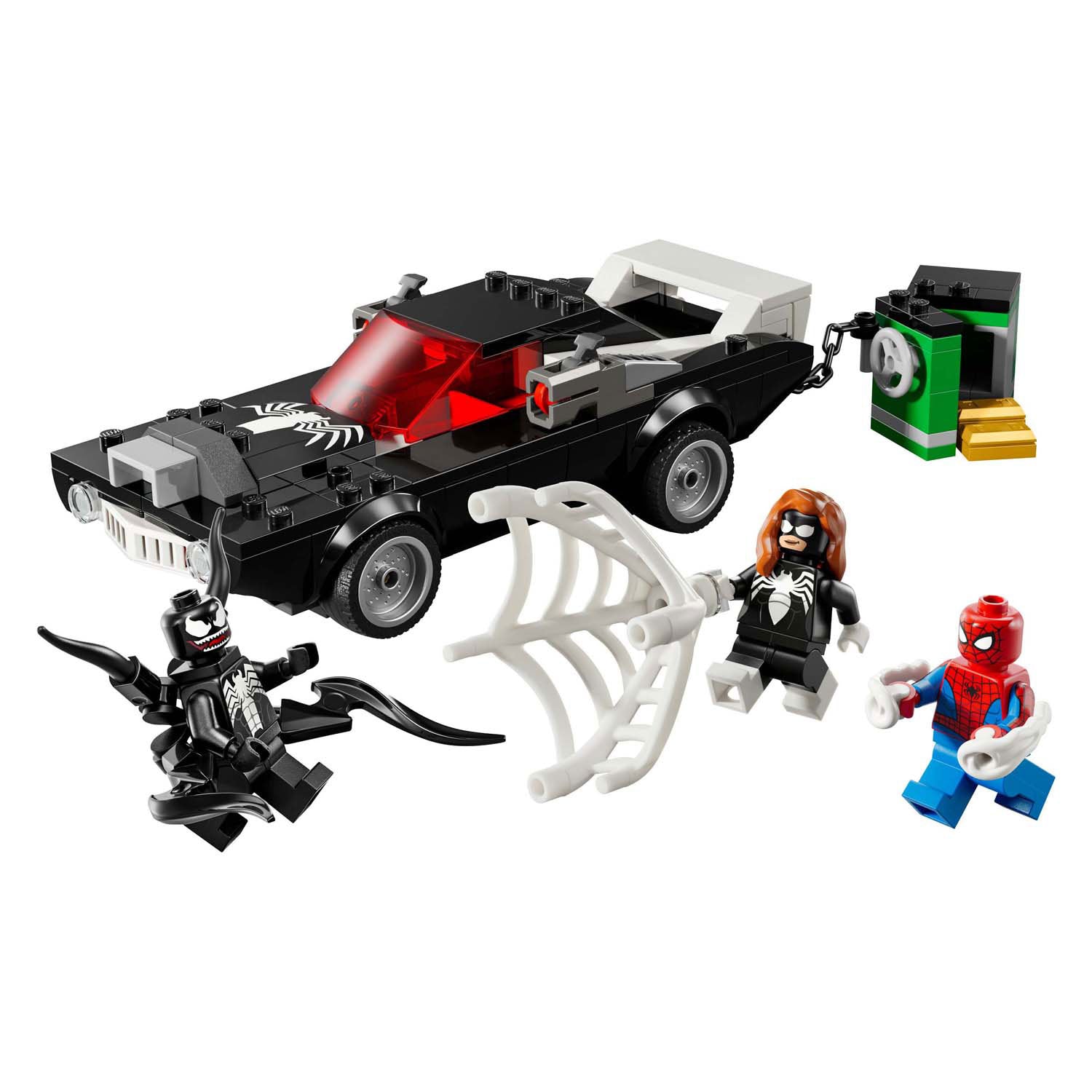 Lego superhelden 76309 spider-man vs. venoms klassieke auto