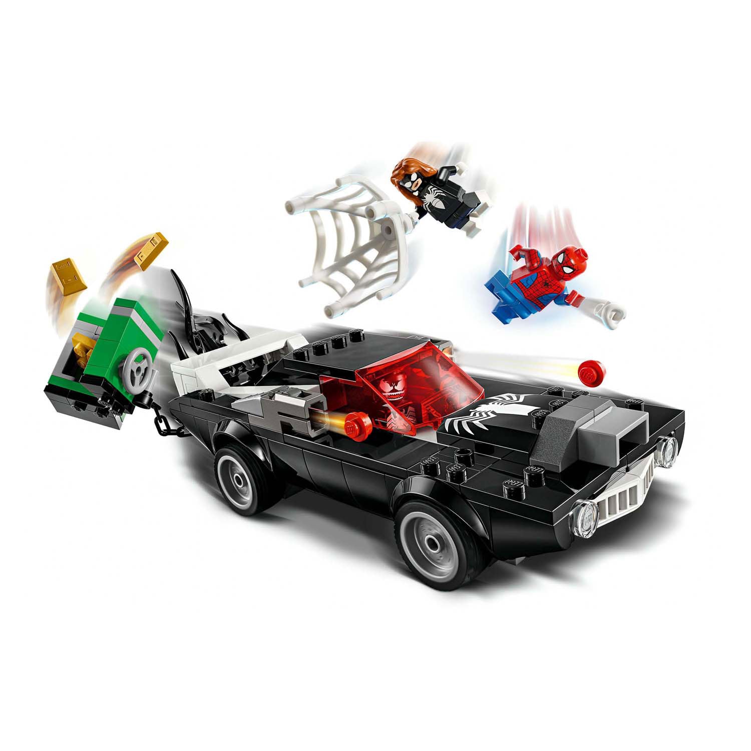 Lego superhelden 76309 spider-man vs. venoms klassieke auto