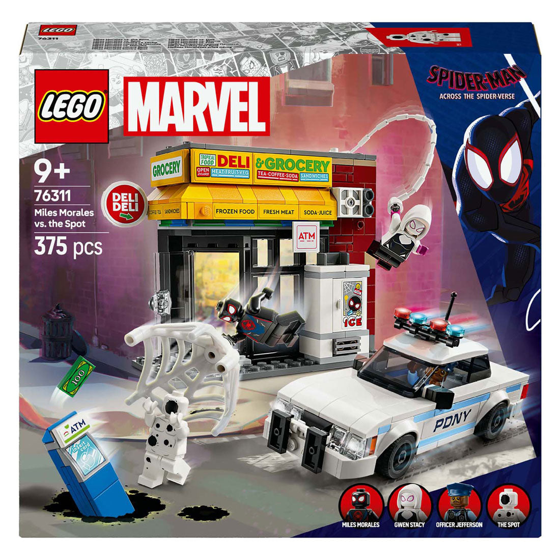 Lego superhelden 76311 spider-vers: mijlen moreel vs. de spot