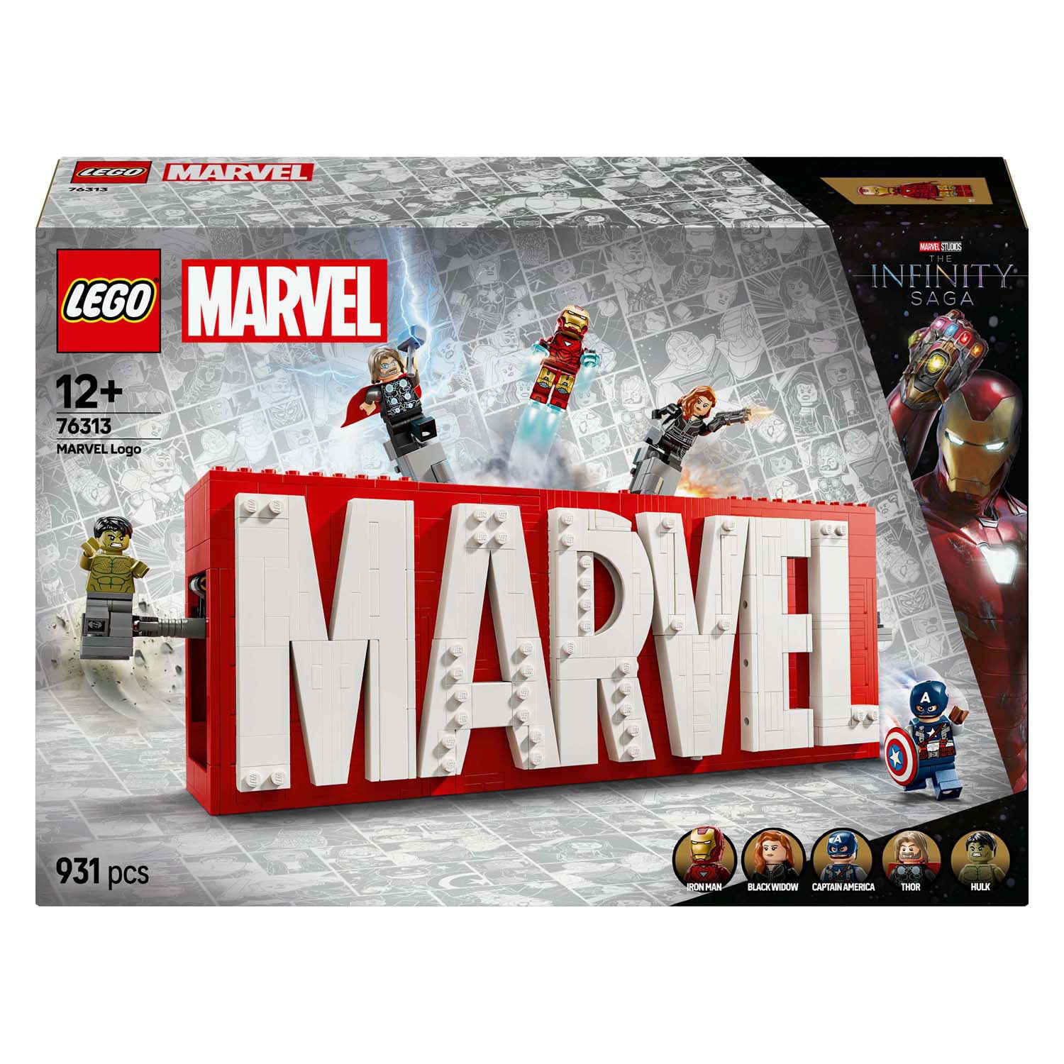Lego superhelden 76313 wonderlogo en minifiguren