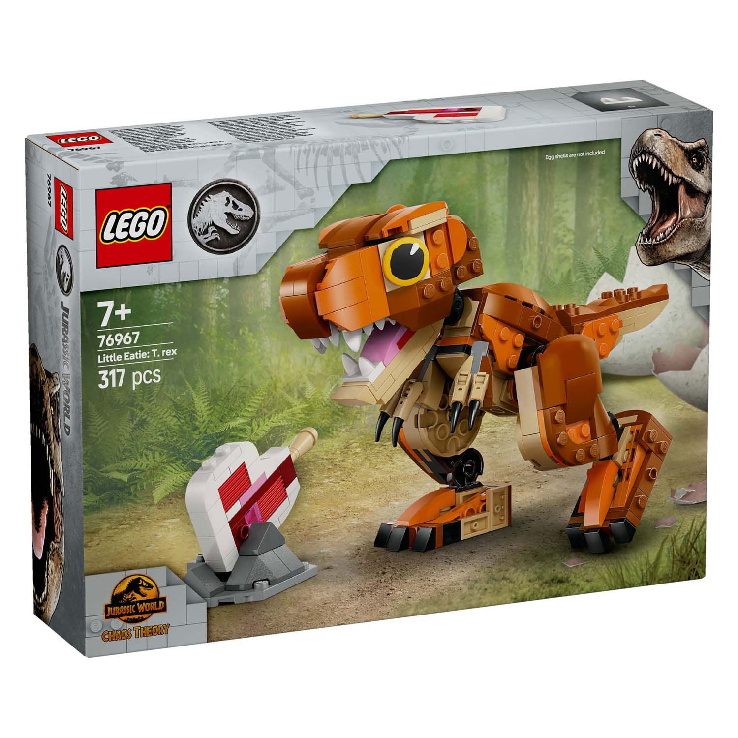 Lego jurassic world 76967 kleine eter: t. rex