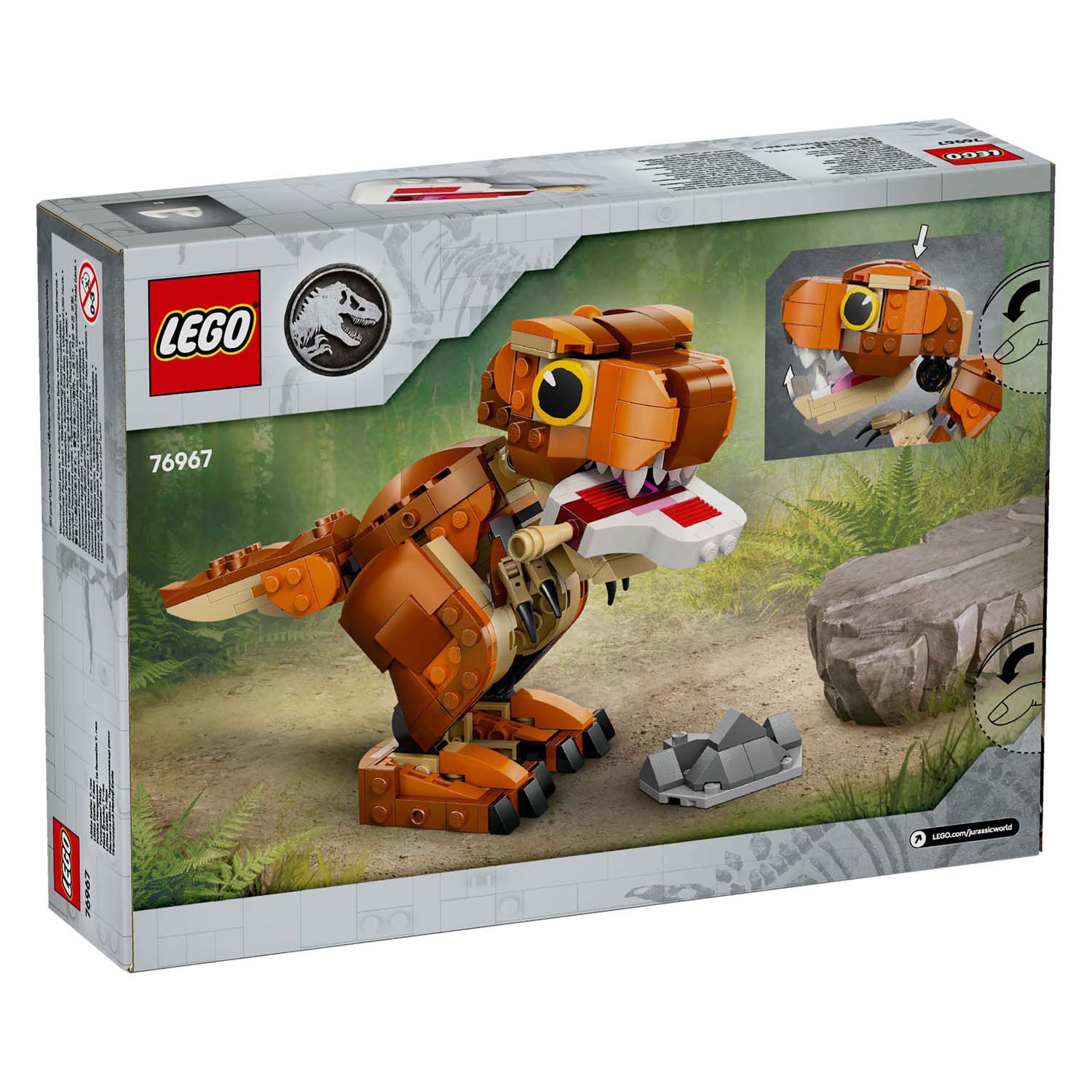 Lego jurassic world 76967 kleine eetster: t. rex