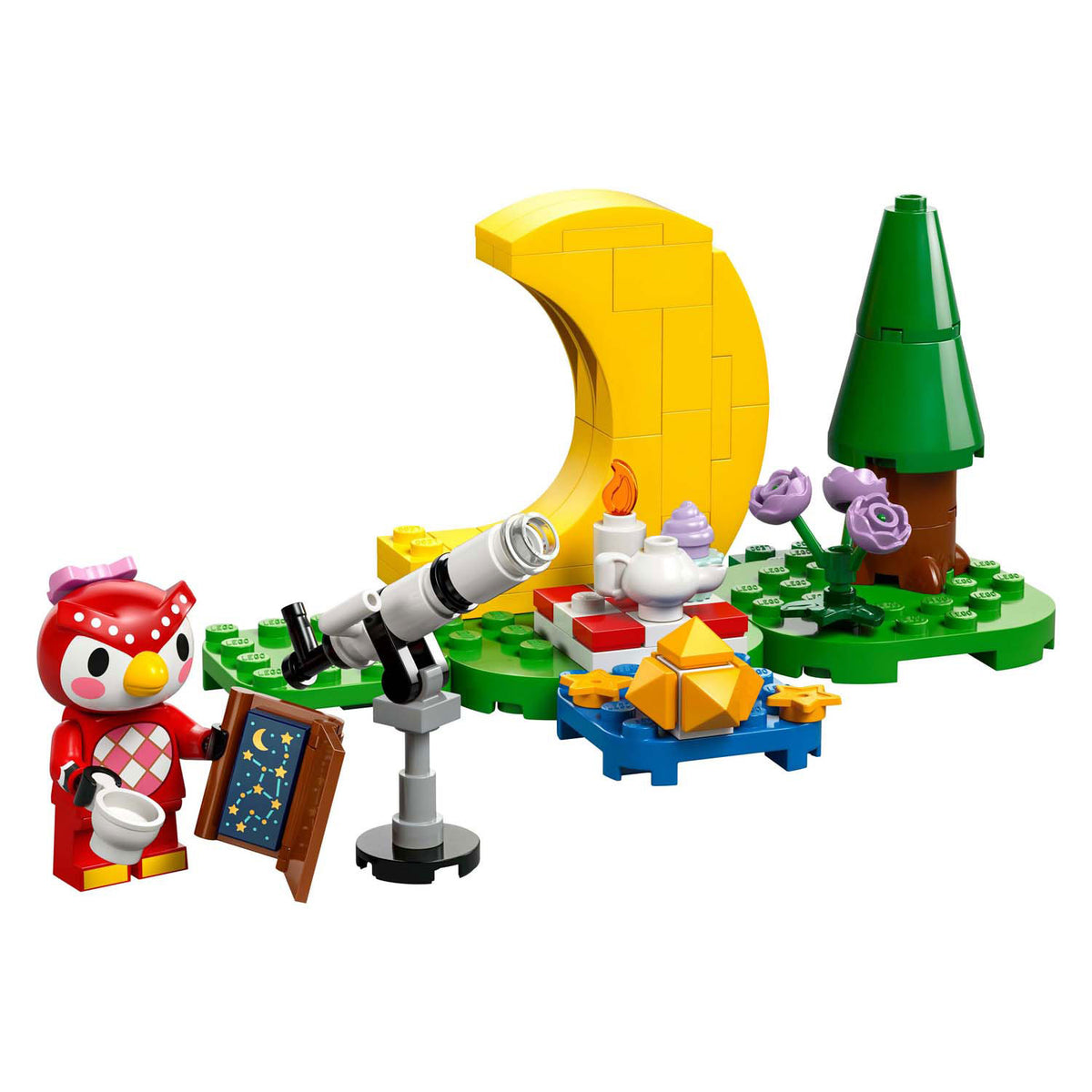 Lego animal crossing sterrenkijken met celeste rollenspel bouwpakket voor kinderen 77053