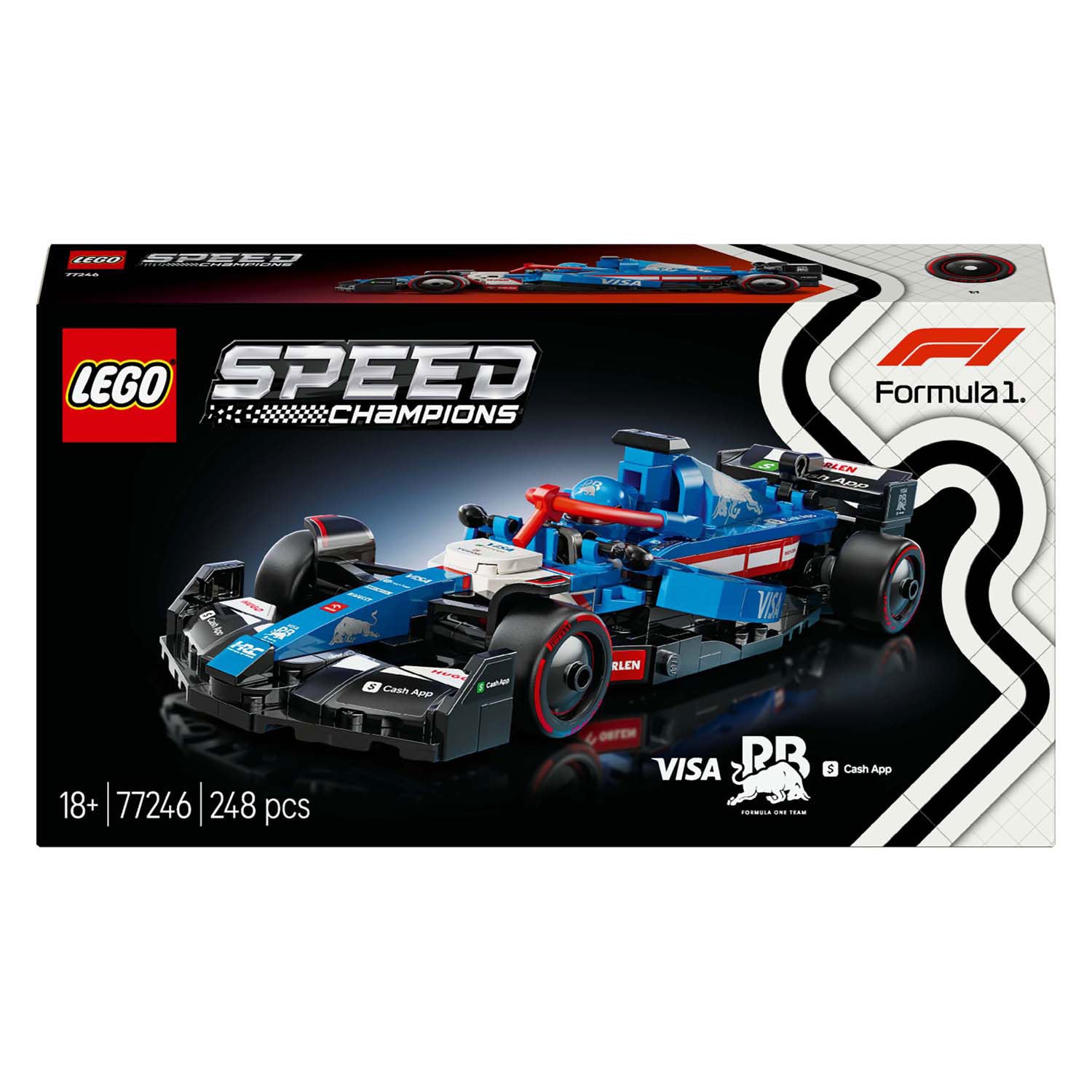 Lego speed champions 77246 visa cash app rb vcarb 01 f1 racewagen