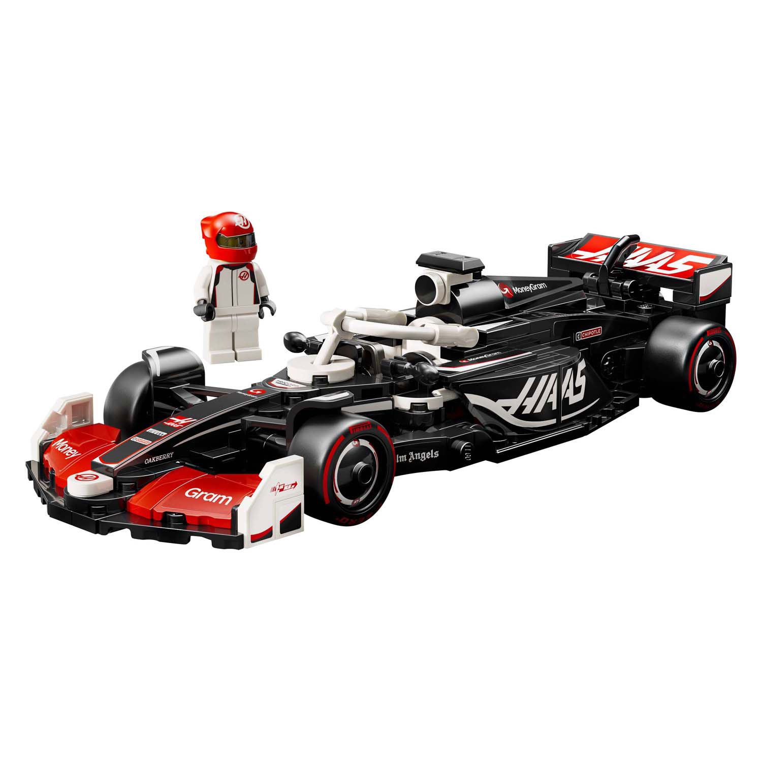 Lego speed champions 77250 moneygram haas f1 team vf-24 racewagen