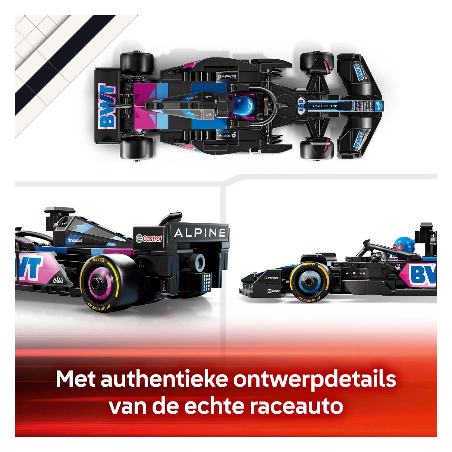 Lego speed champions 77248 bwt alpine f1 team a524 racewagen