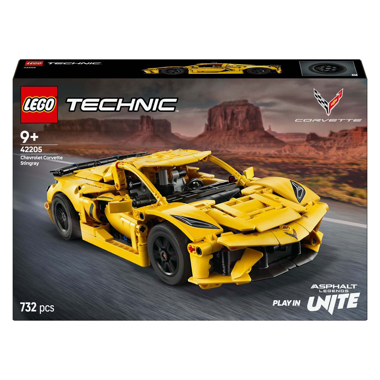 Lego technic chevrolet corvette stingray - 42205