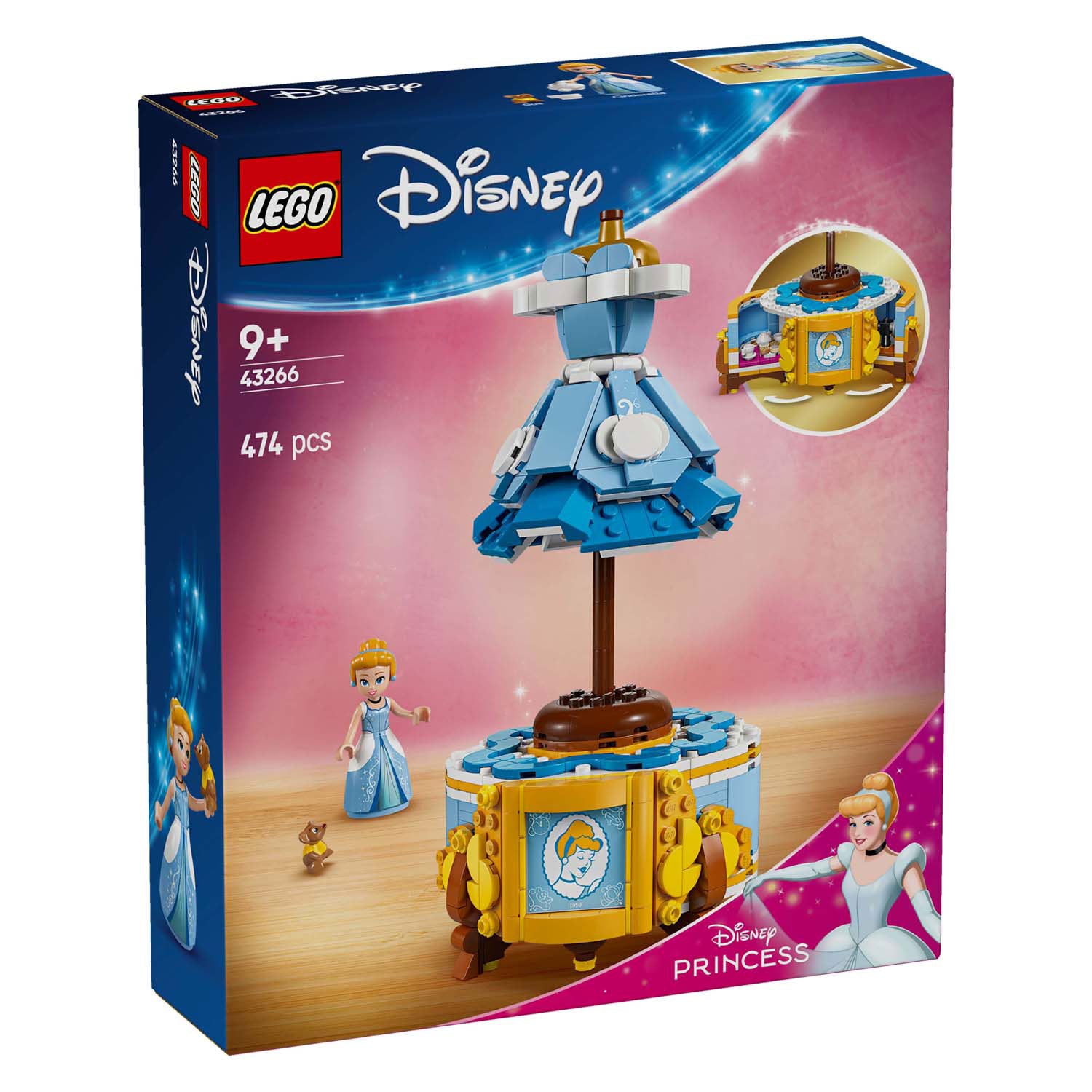 Lego ® disney princess - de jurk van assepoester - 43266