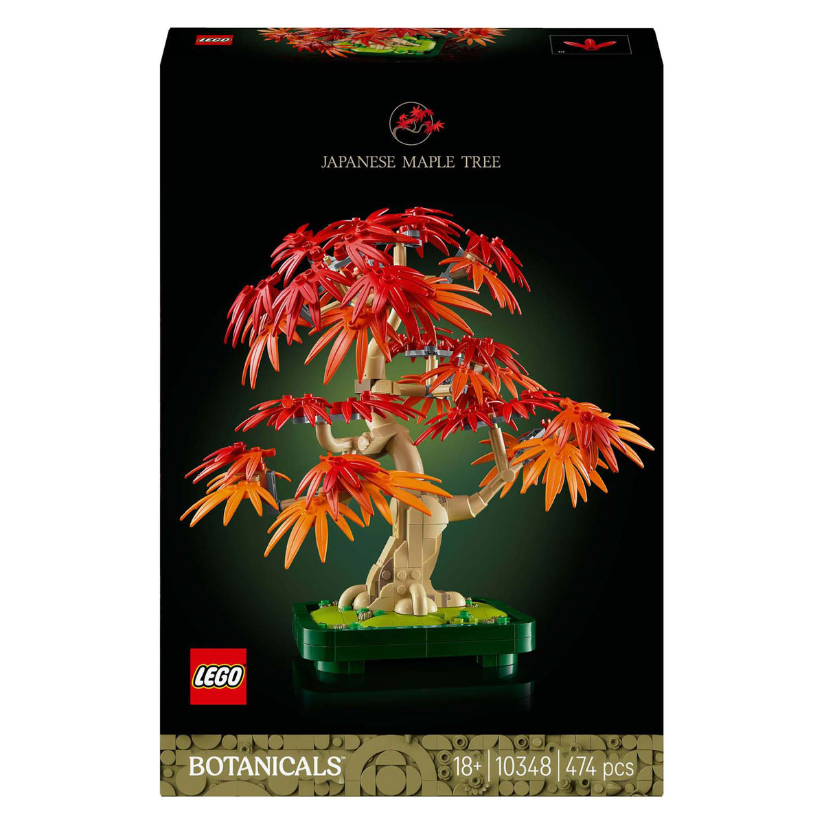 Lego the botanical collection - japanse esdoorn bonsaiboompje constructiespeelgoed (10348)