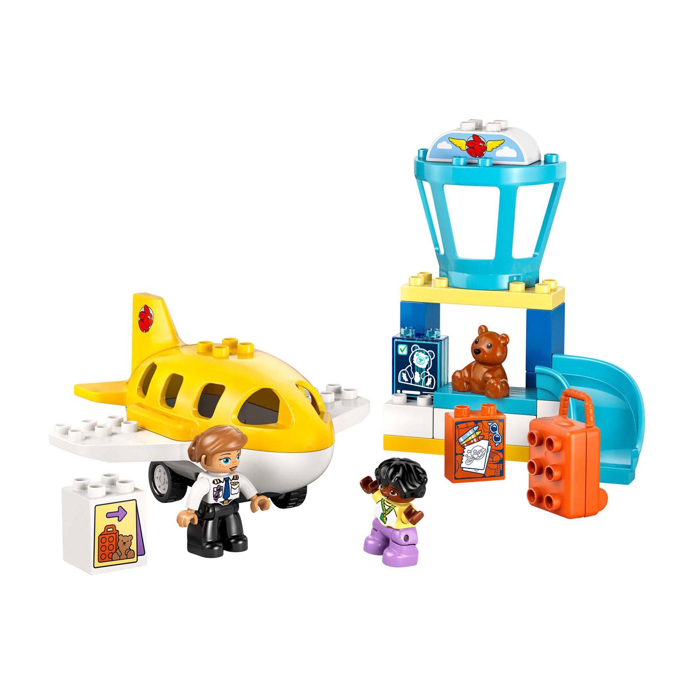 Lego ® duplo® stad voor het eerst op het vliegveld - 10443