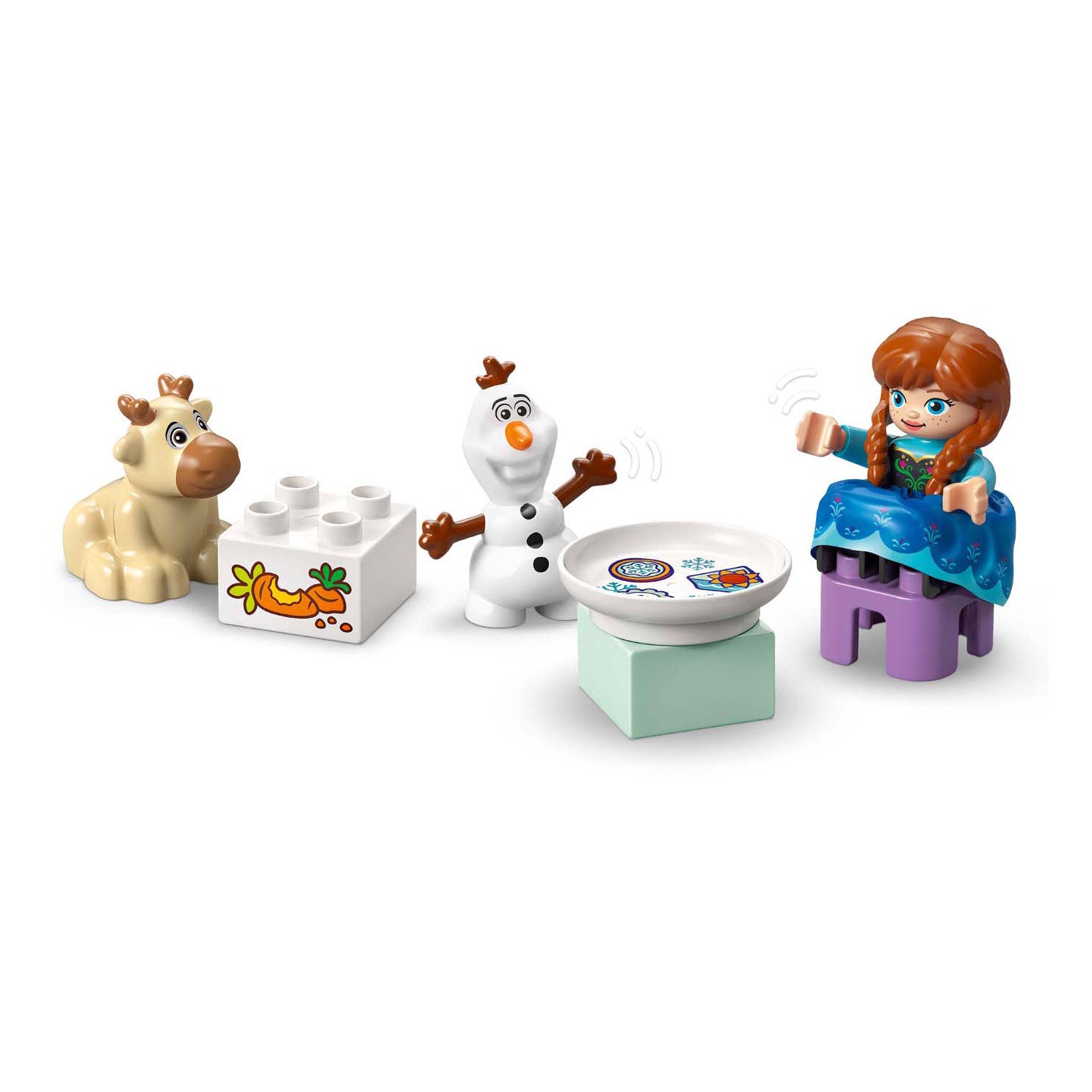 Disney lego 10455 duplo anna en elsa's bevroren kasteelfeest