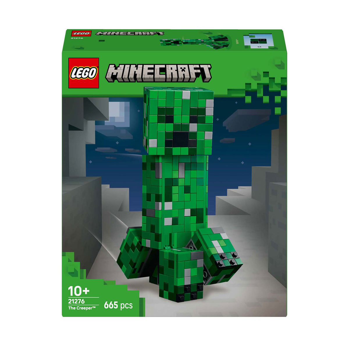 Lego minecraft de creeper actiefiguur bouwpakket - 21276