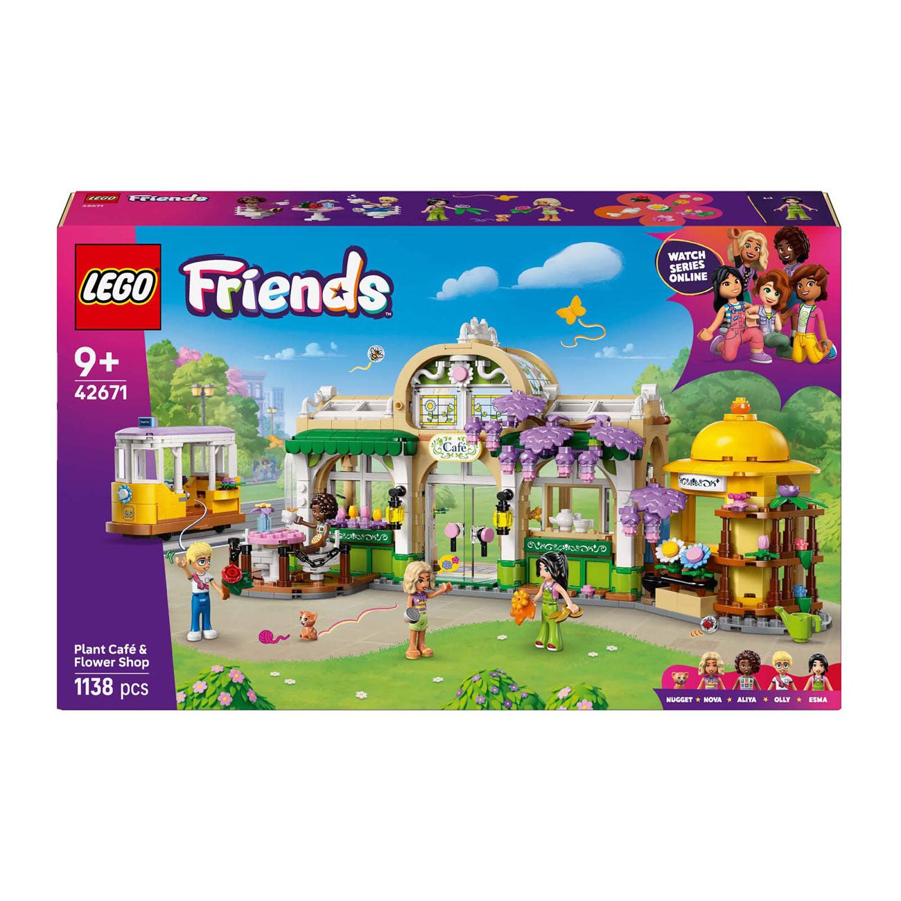 Lego friends 42671 plantencafé en bloemenwinkel