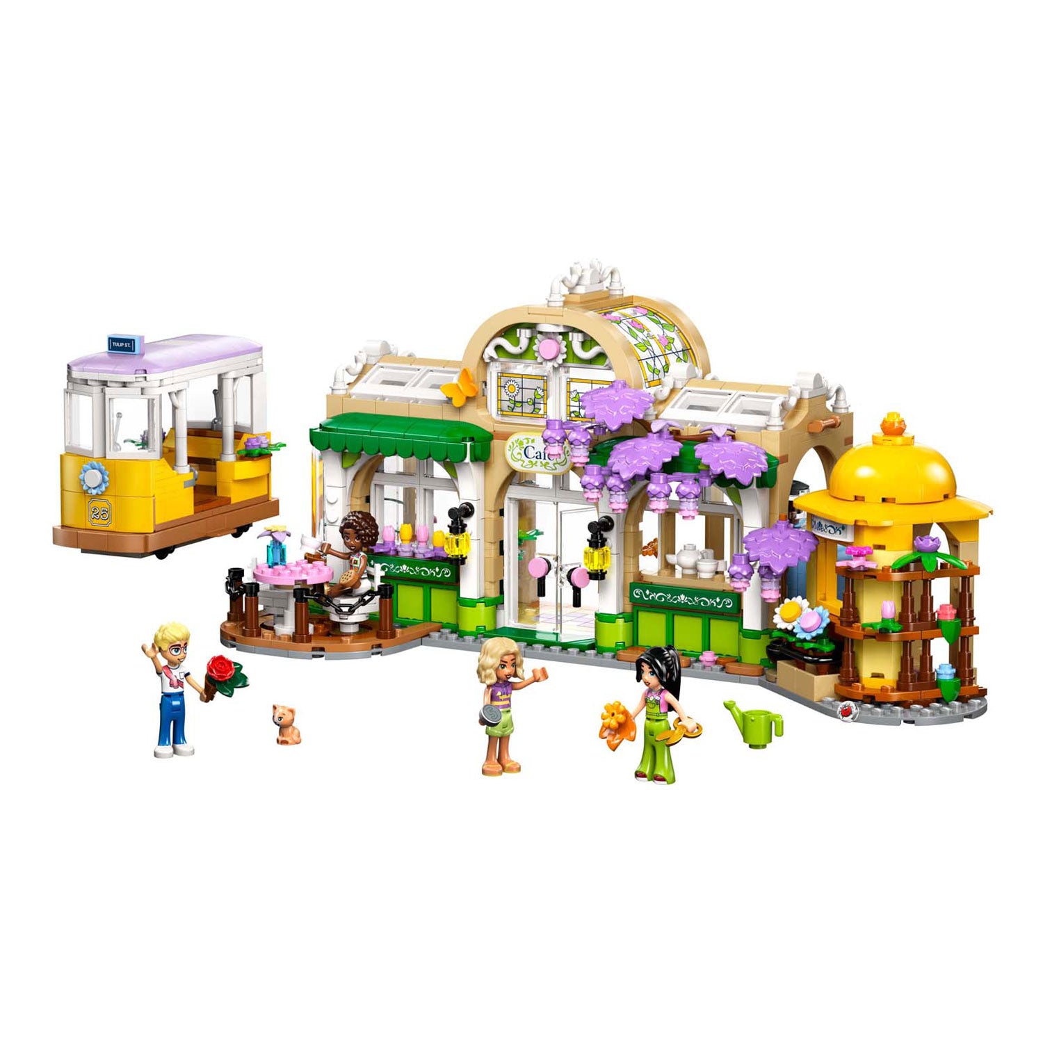 Lego friends 42671 plantencafé en bloemenwinkel