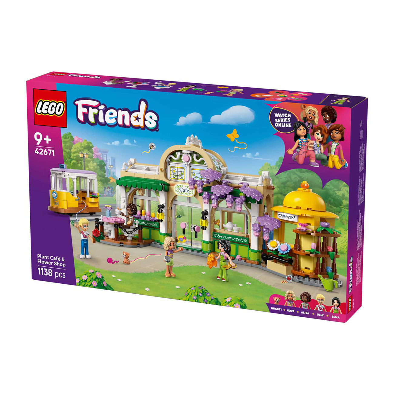 Lego friends 42671 plantencafé en bloemenwinkel