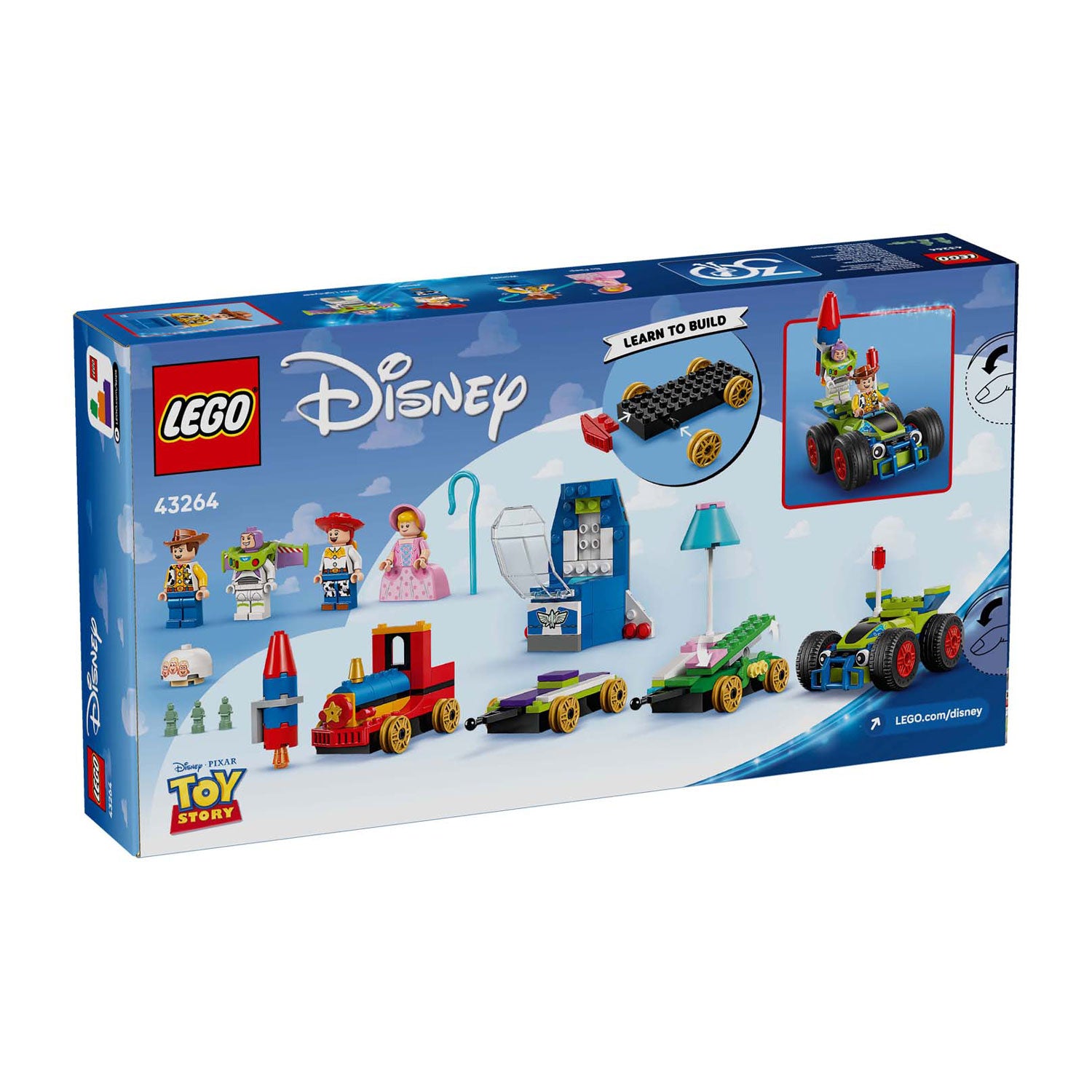 Lego disney 43264 toy story celebration train rc car