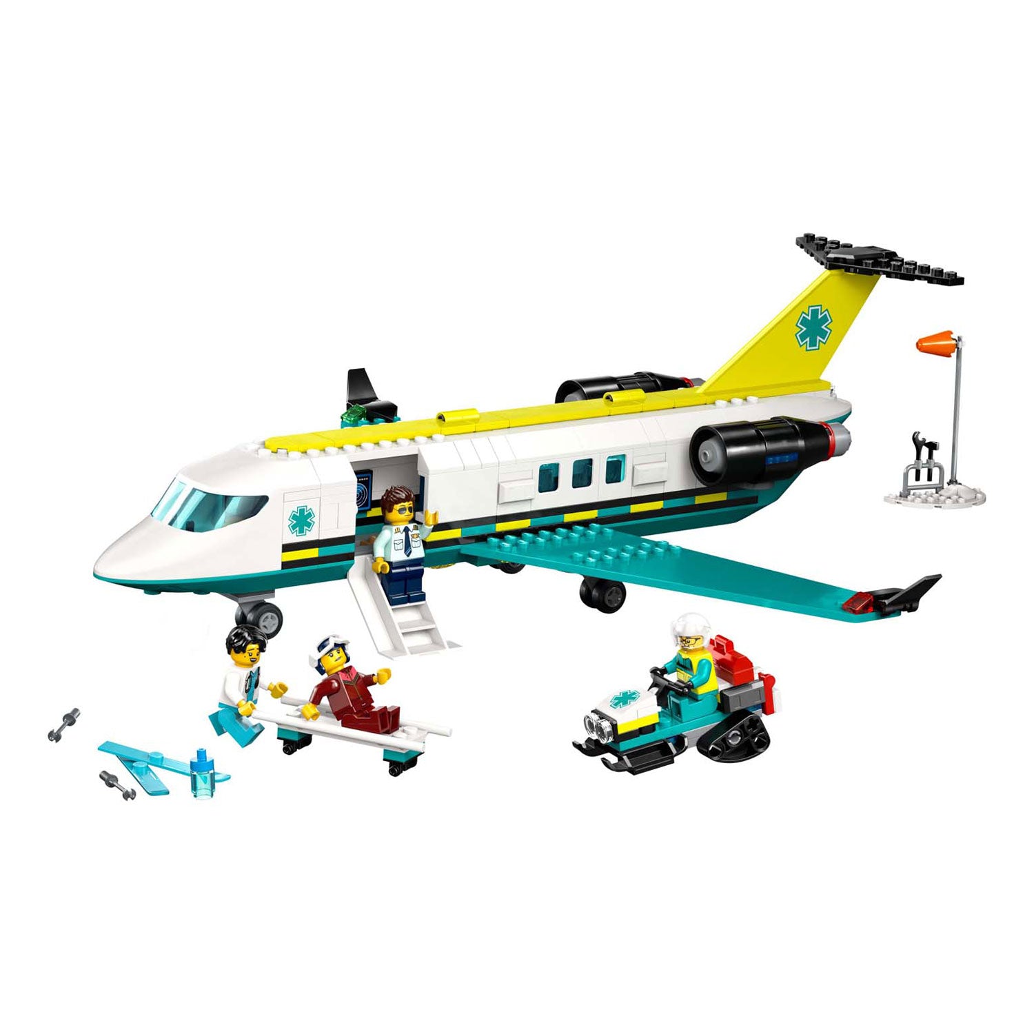 Lego 60465 grote stadsvoertuigen ambulancevliegtuig