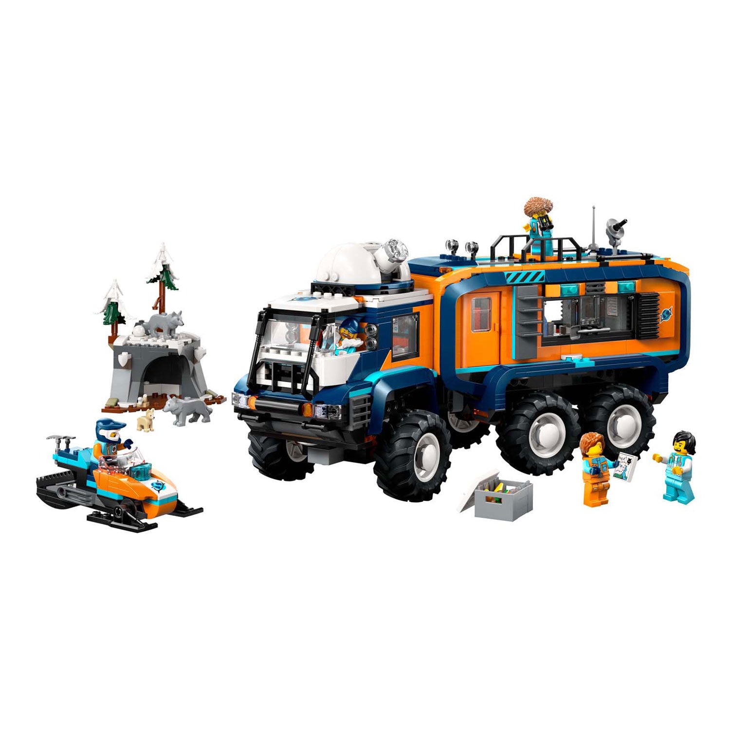 Abi lego 60471 stadsverkenning laboratoriumtruck op de noordpool