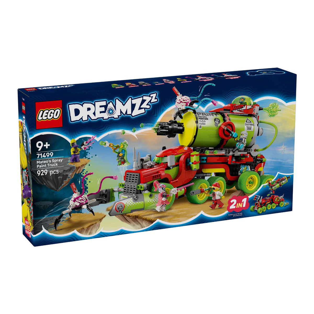 Lego ® dreamzzz™ mateo's spuitbustruck speelgoed - 71499