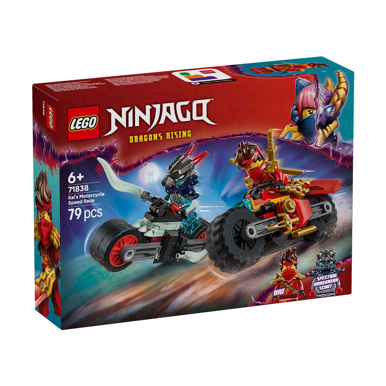 Lego ninjago 71838 kai's motorrace