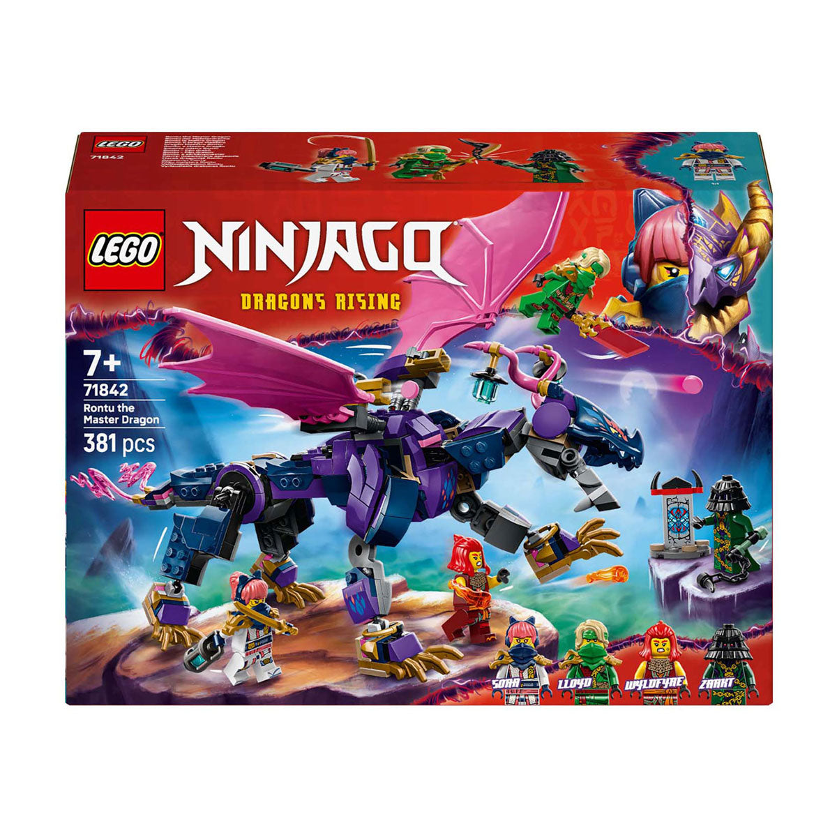 Lego ® ninjago® rontu de meesterdraak speelgoedset - 71842