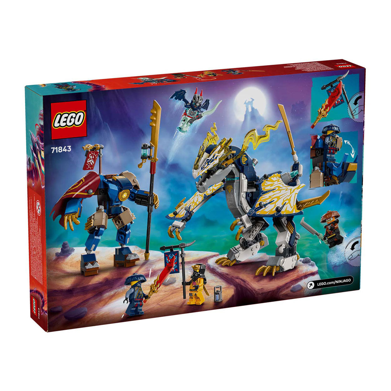 Lego ninjago 71843 rogue's mecha drakenrijder