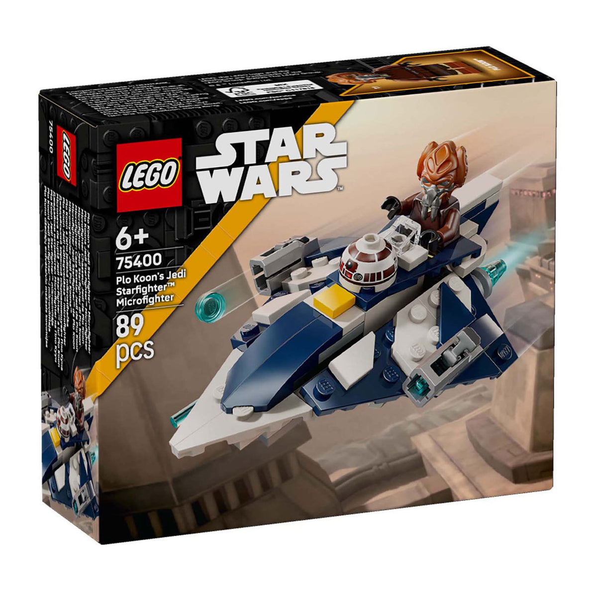 Lego star wars plo koons jedi starfighter microfighter