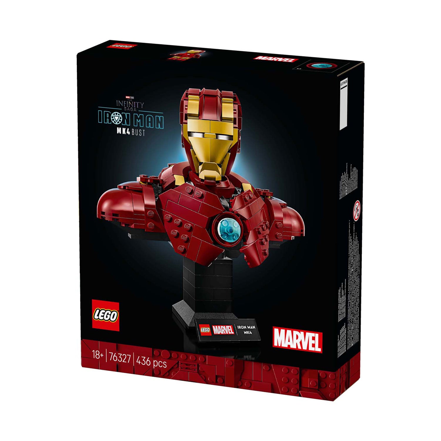 Lego super heroes marvel 76327 iron man mk4 buste