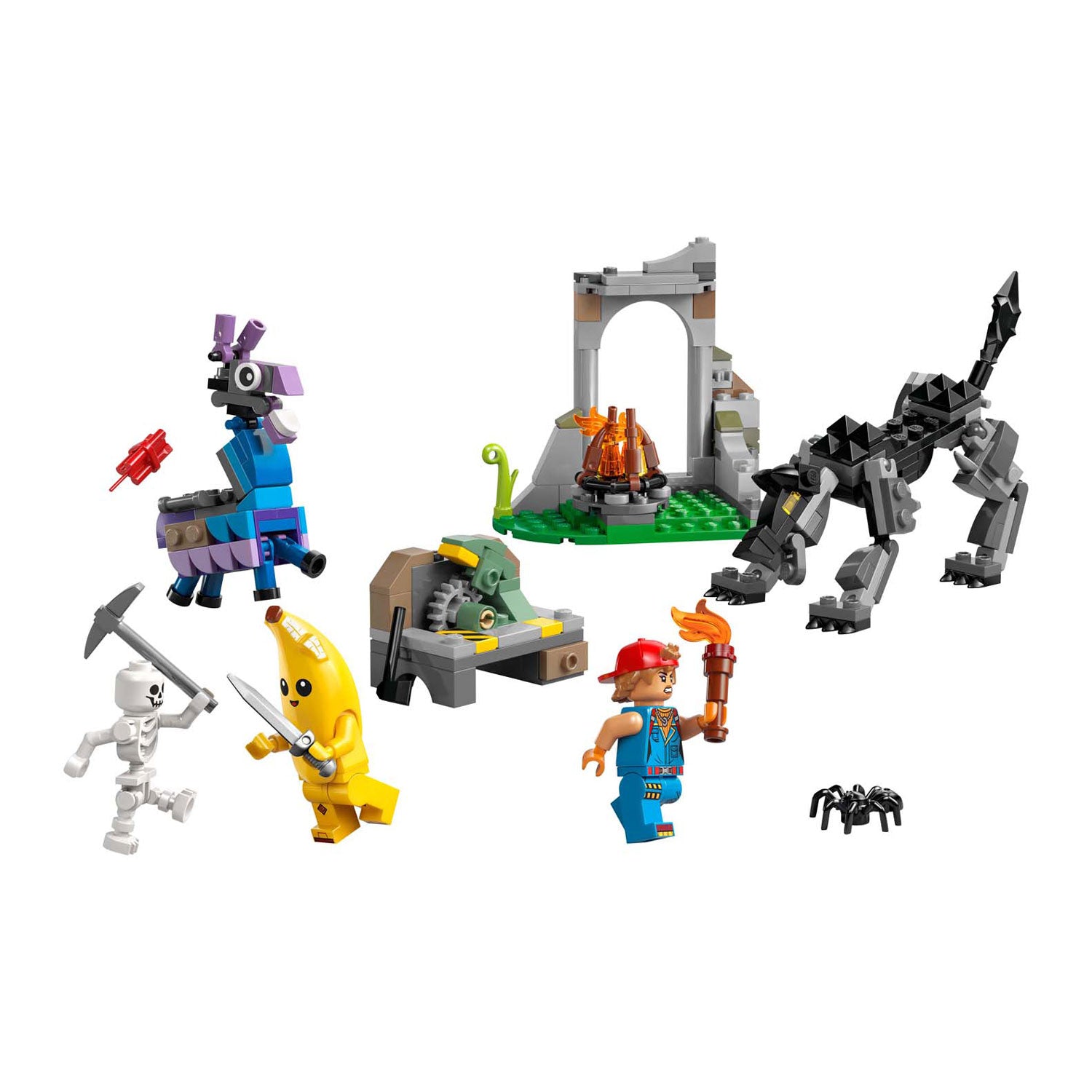 Lego 77075 fortnite peely en bougies kamp