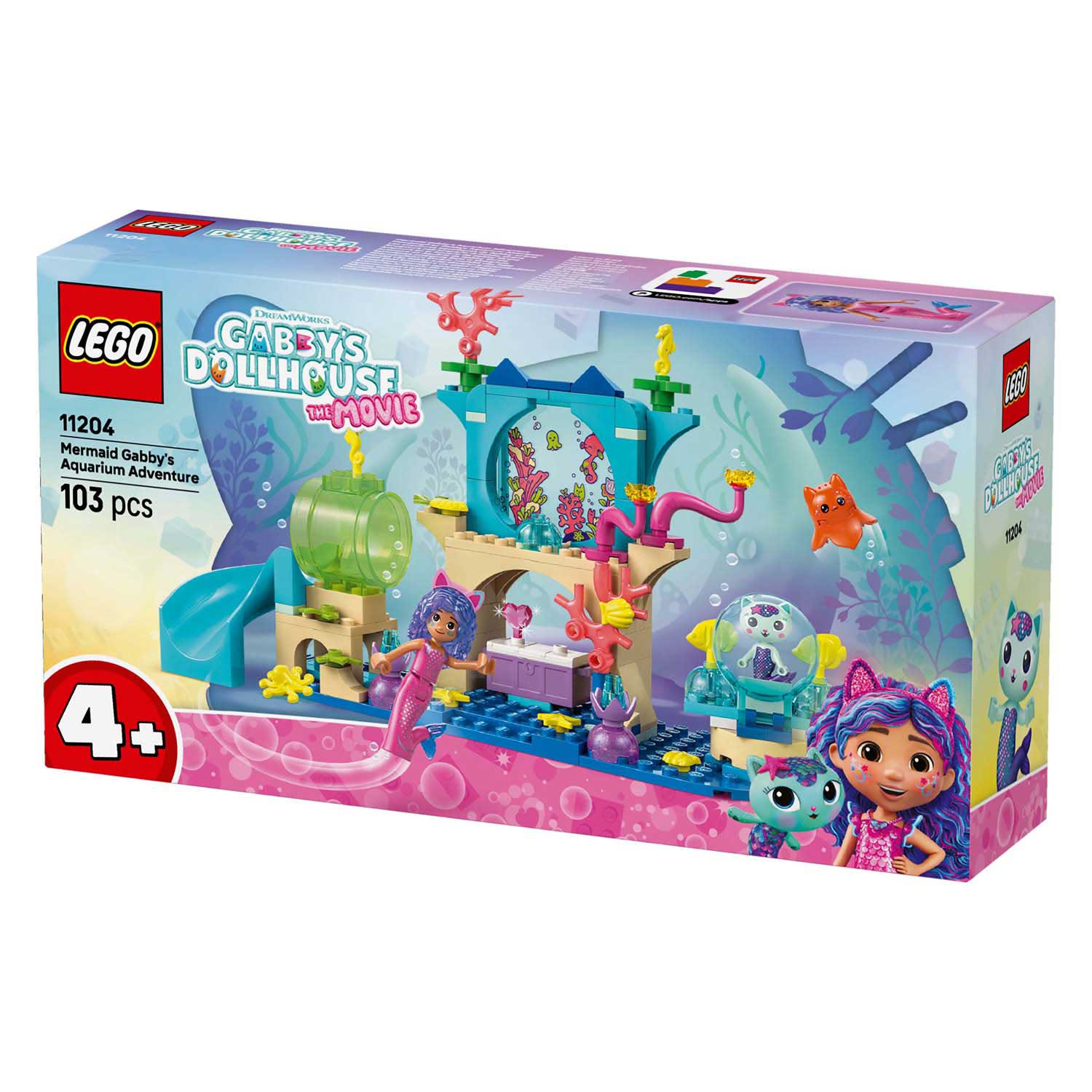 Lego gabby's poppenhuis 11204 zeemeermin gabby's aquariumavontuur