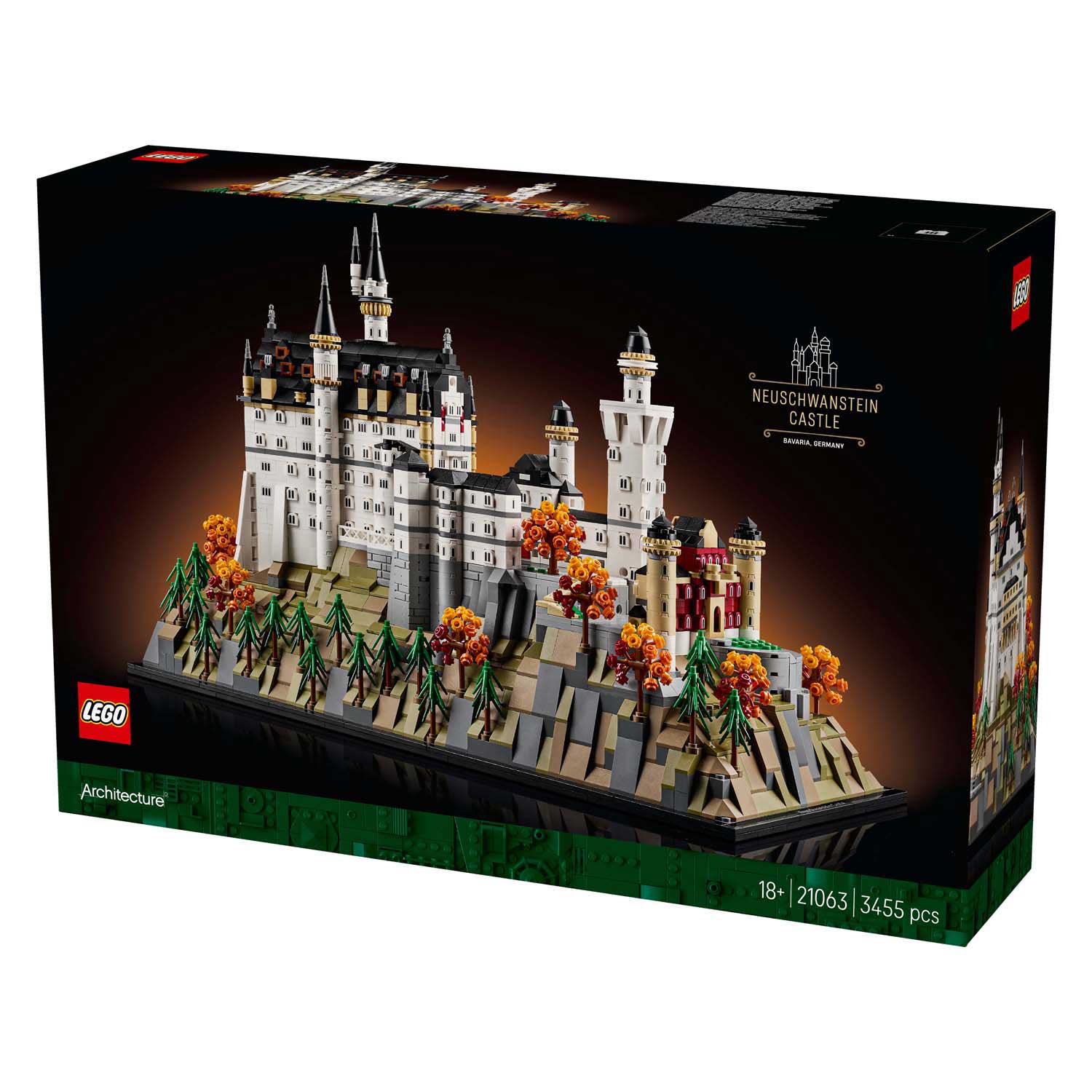 Lego architecture 21063 slot neuschwanstein verzamelset