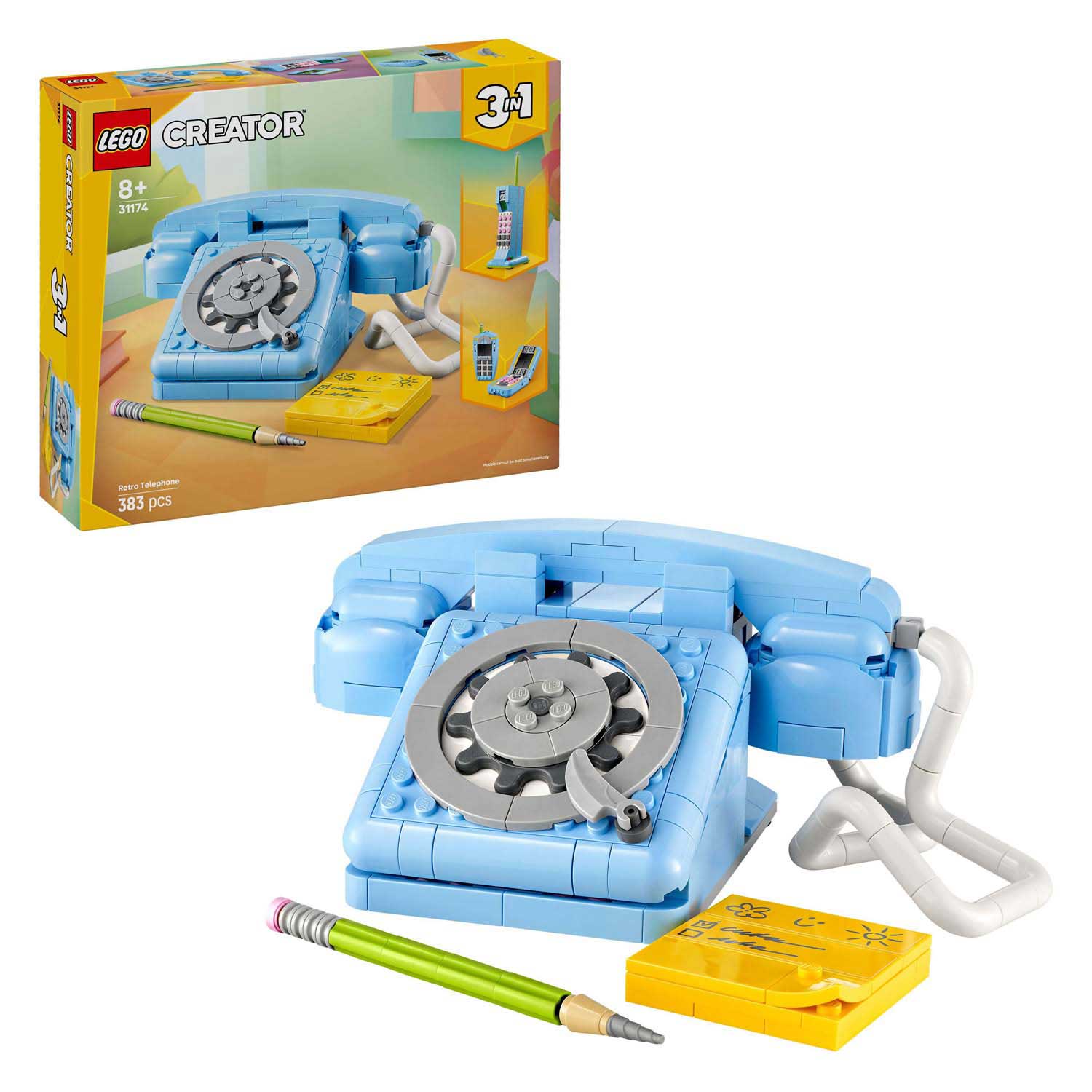 Lego creator 31174 retro telefoon
