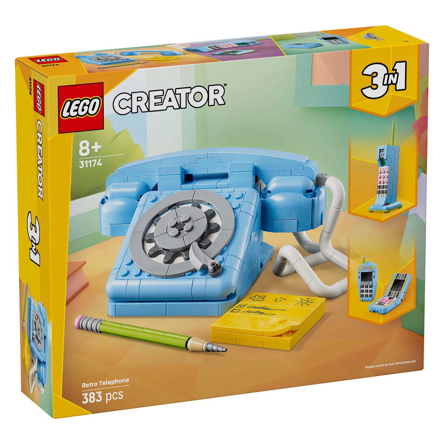 Lego creator 31174 retro telefoon