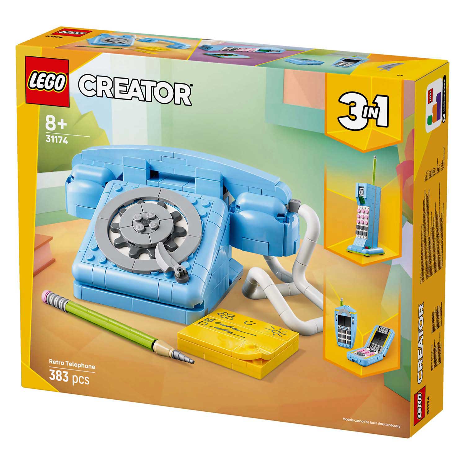 Lego creator 31174 retro telefoon