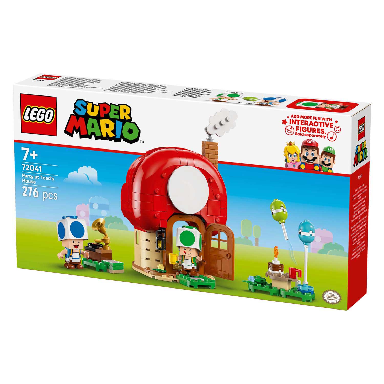 Lego super mario 72041 toads huisfeestje