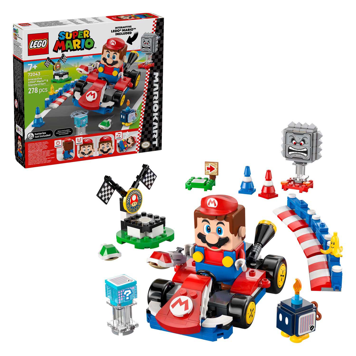 Lego super mario 72043 mario en standaardkart