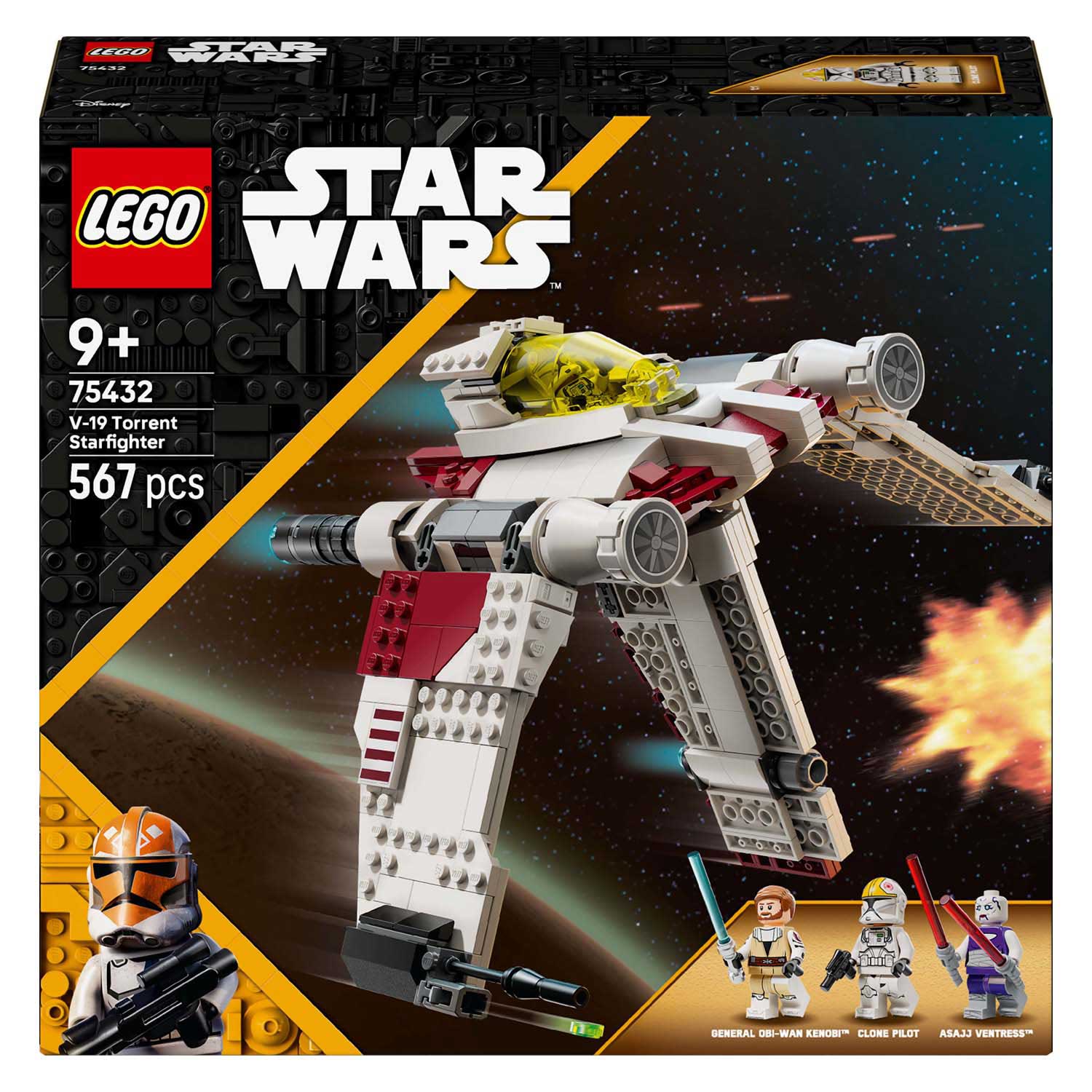 Lego ® star wars: the clone wars™ v-19 torrent starfighter - 75432