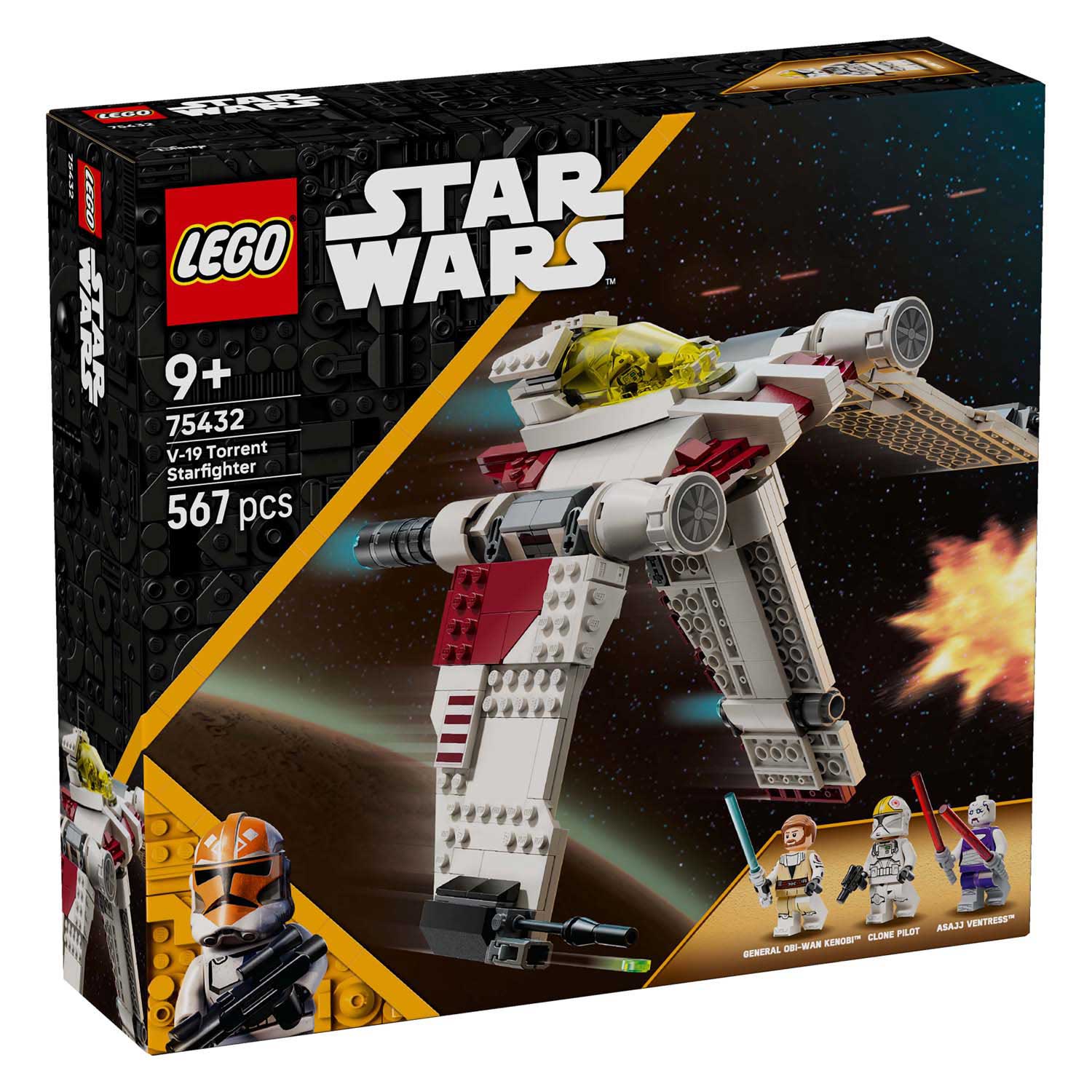 Lego ® star wars: the clone wars™ v-19 torrent starfighter - 75432