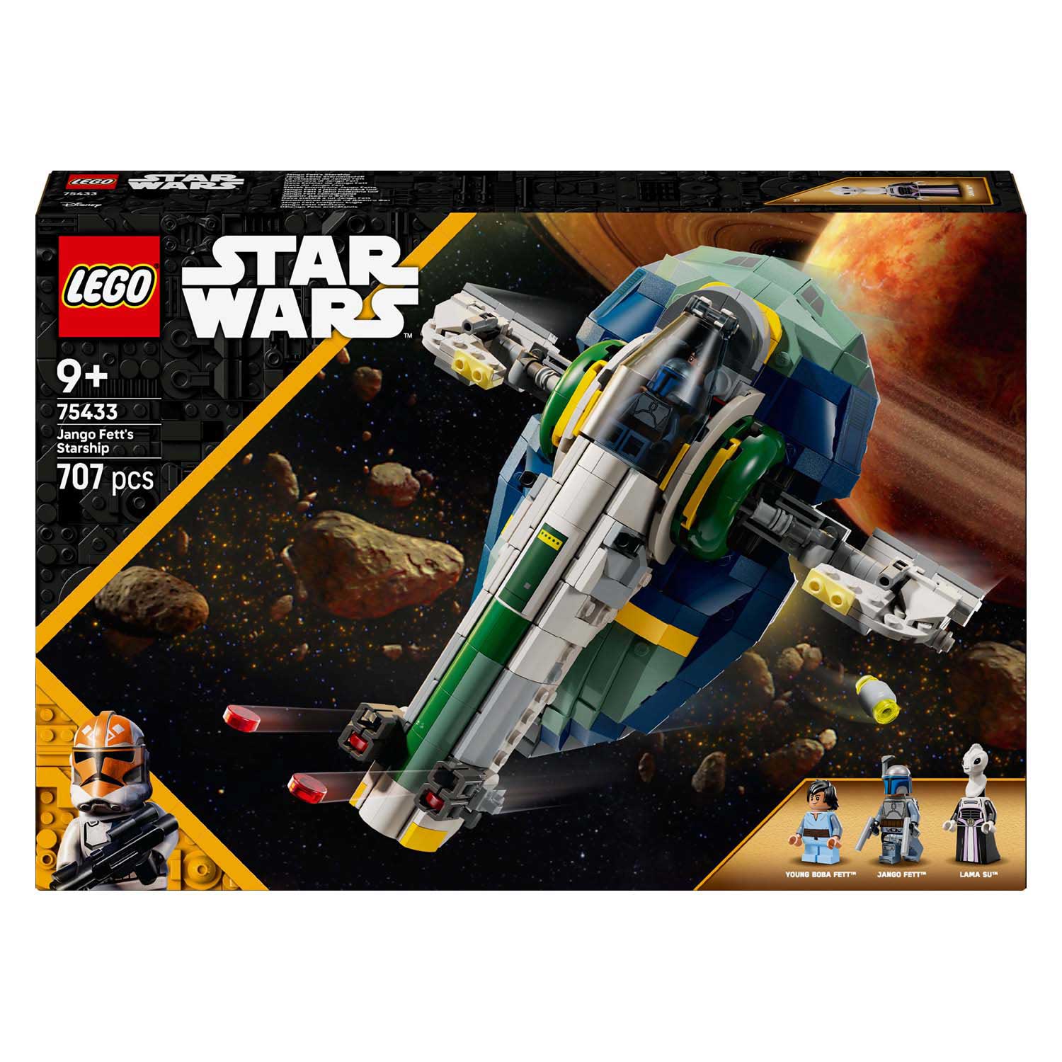 Lego ® star wars: attack of the clones™ jango fetts ruimteschip - 75433