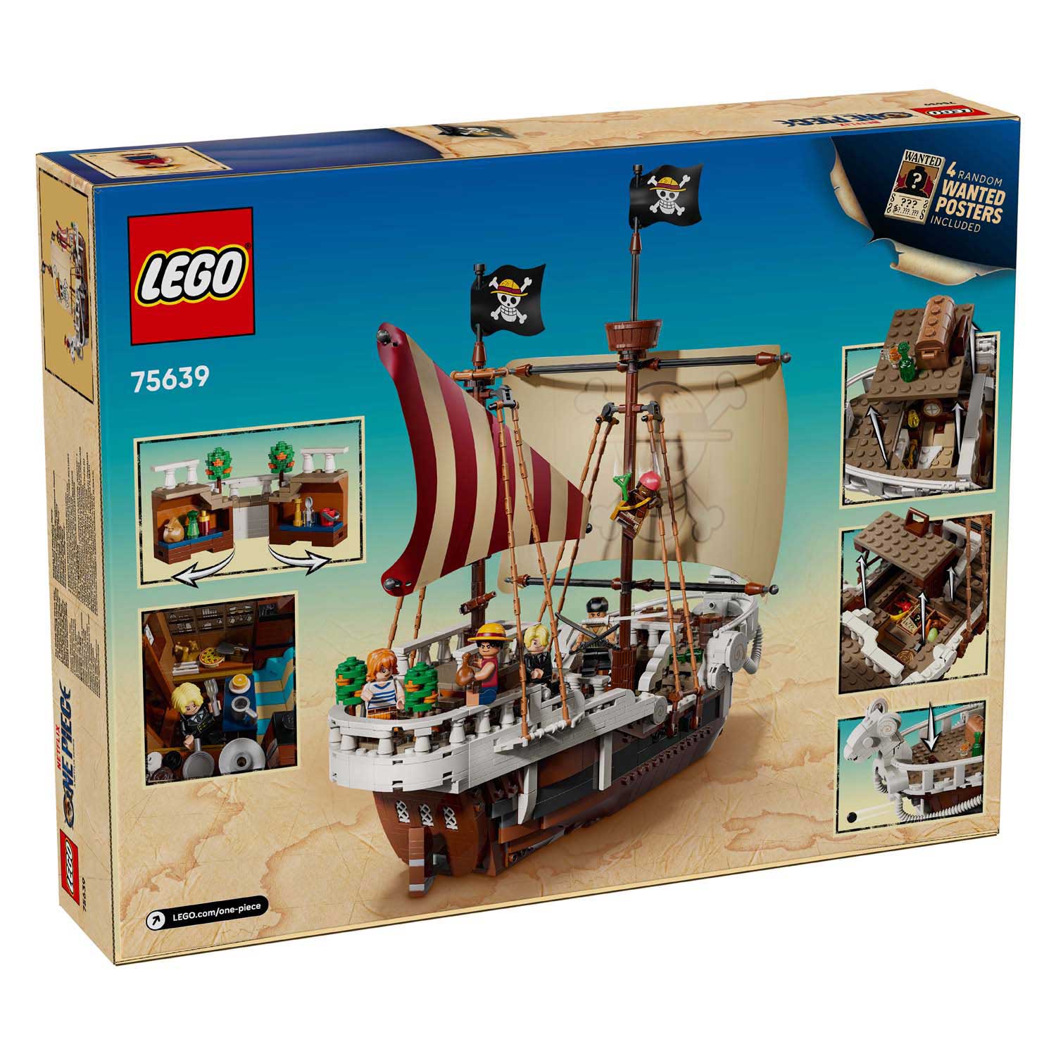 Lego one piece 75639 het piratenschip going merry