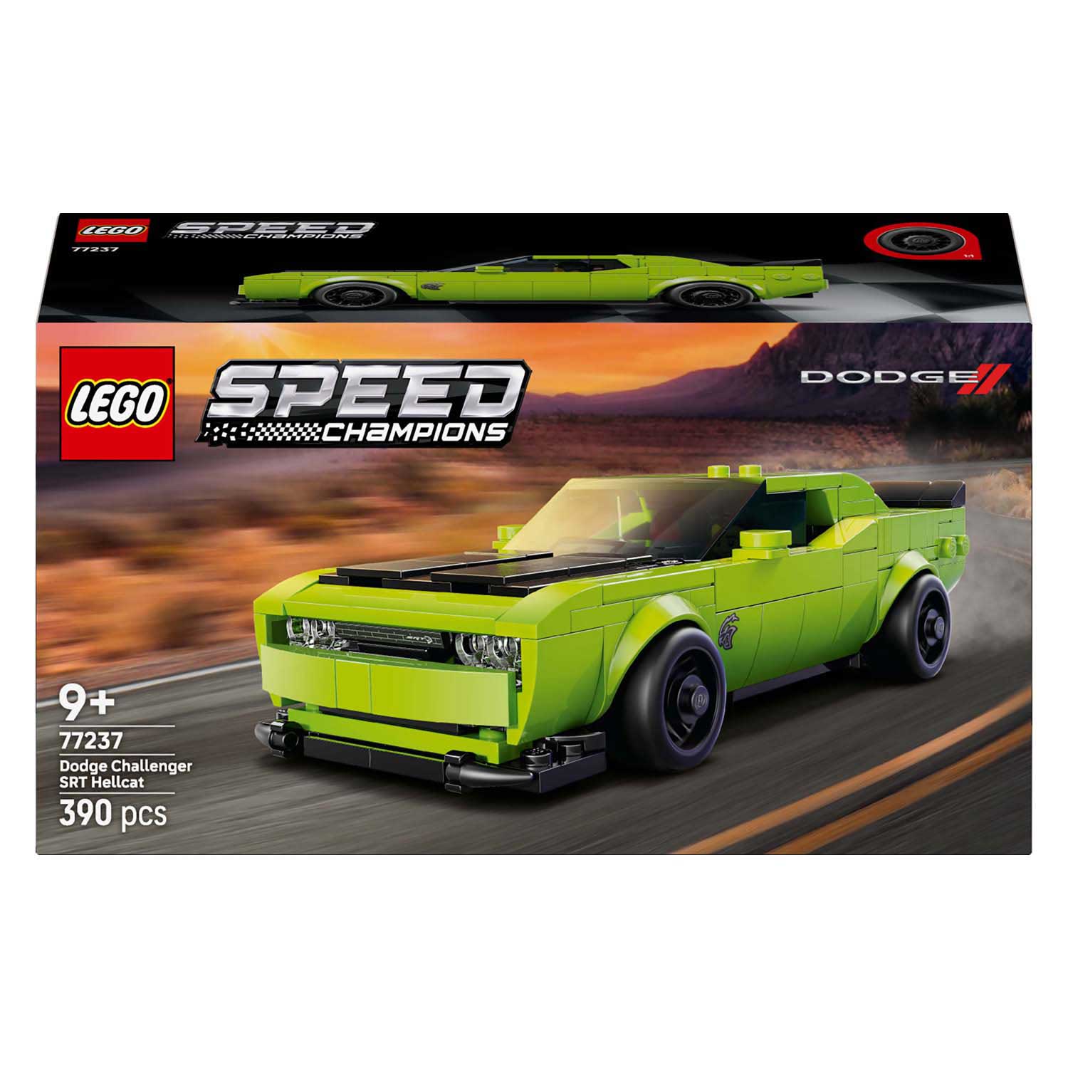Lego speed champions 77237 dodge challenger srt hellcat sportauto