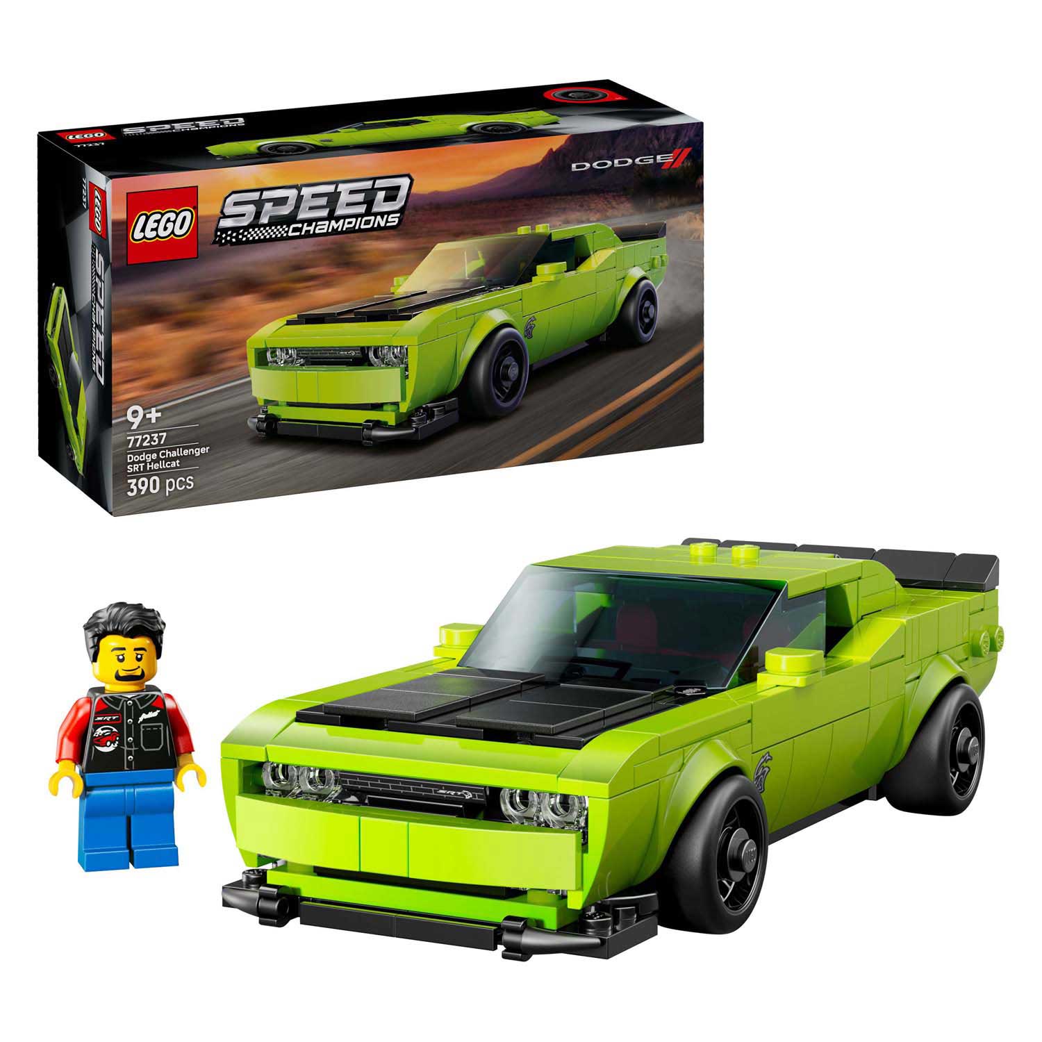 Lego speed champions 77237 dodge challenger srt hellcat sportauto