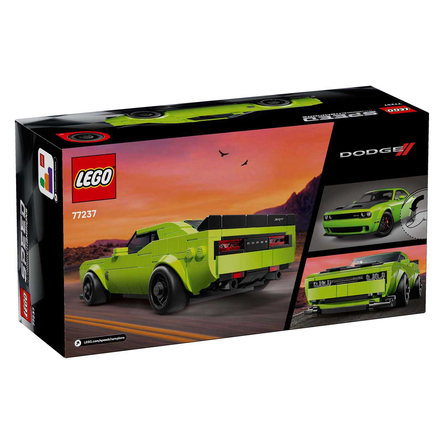 Lego speed champions 77237 dodge challenger srt hellcat sportauto