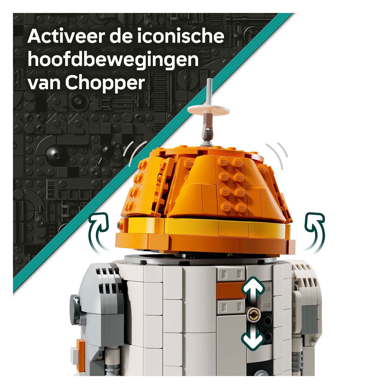 Lego star wars 75416 chopper c1-10p astromech droid