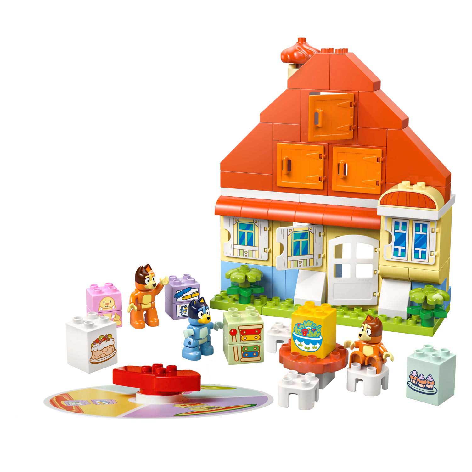 Lego ® duplo® bluey: huis van bluey en haar familie met geheugenspel - 10459