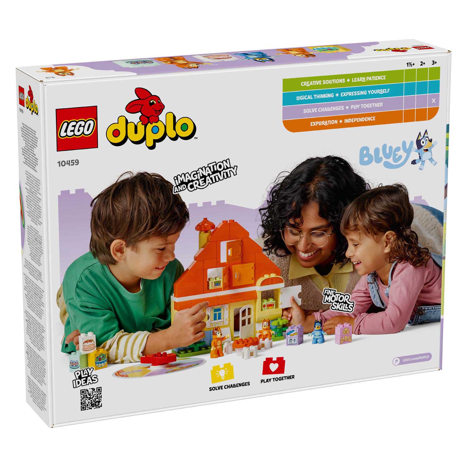 Lego duplo 10459 huis van bluey en haar familie met geheugenspel