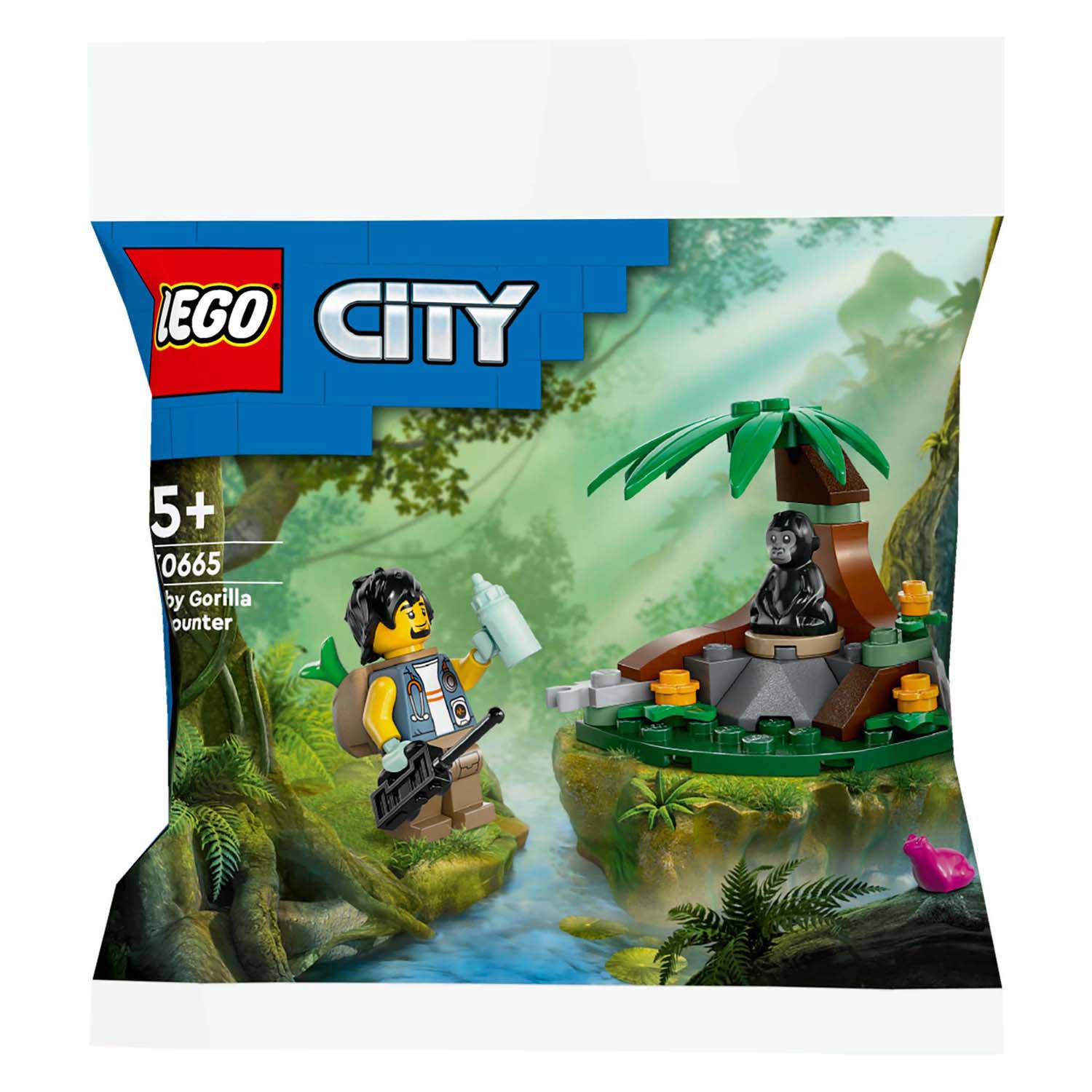 Lego city 30665 ontmoeting met babygorilla